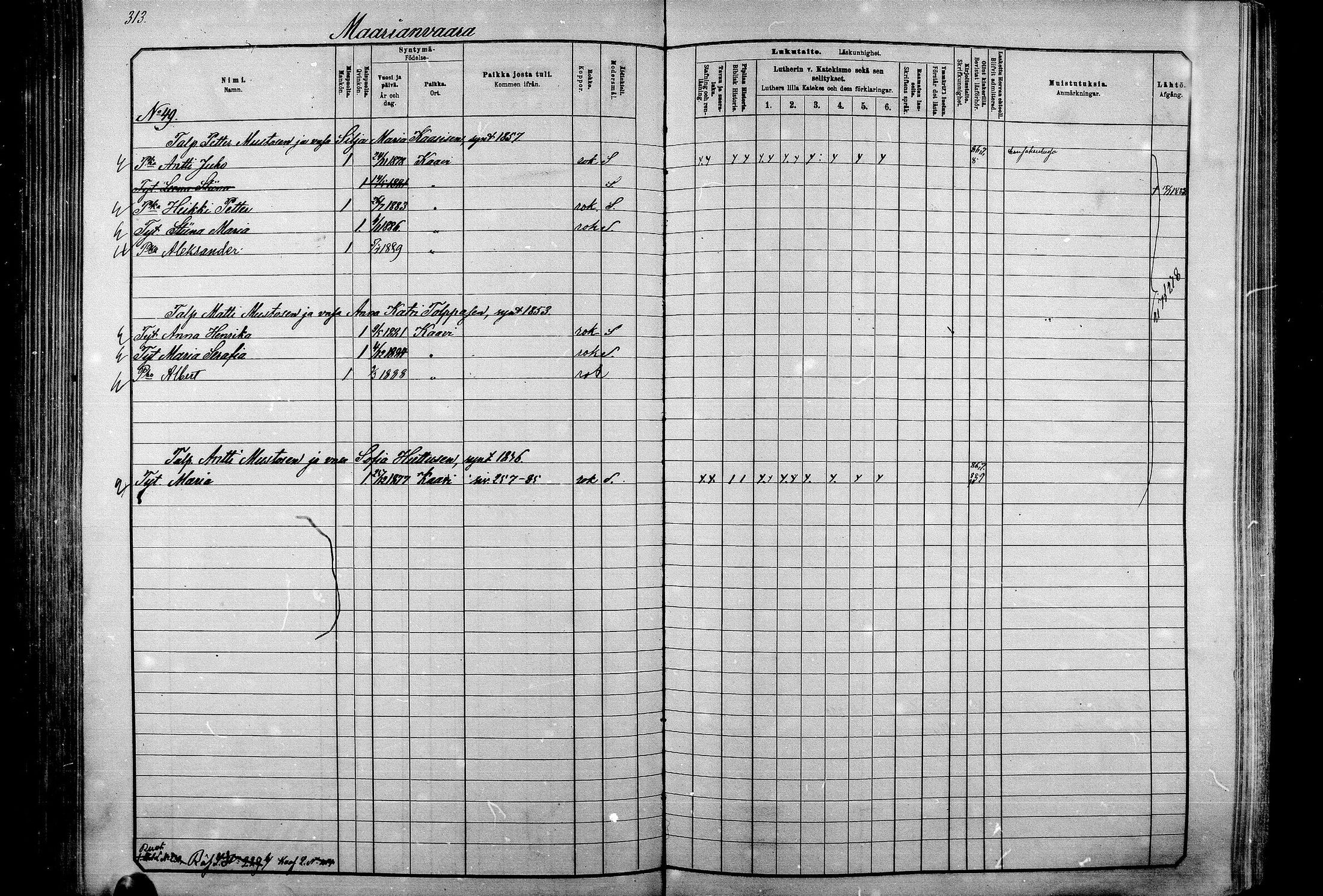 [ ../kirjat/Kirkonkirjat/kaavi/lastenkirja_1881-1890_mko29-59/kuvat/305.jpg ]