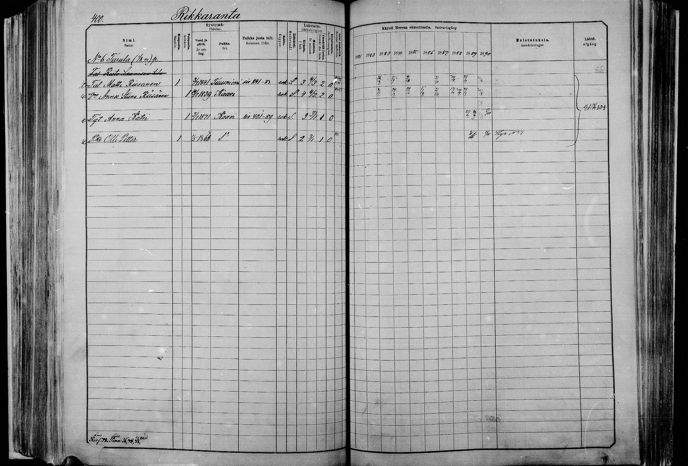 [ ../kirjat/Kirkonkirjat/kaavi/rippikirja_1881-1890_mko53-73/kuvat/397.jpg ]