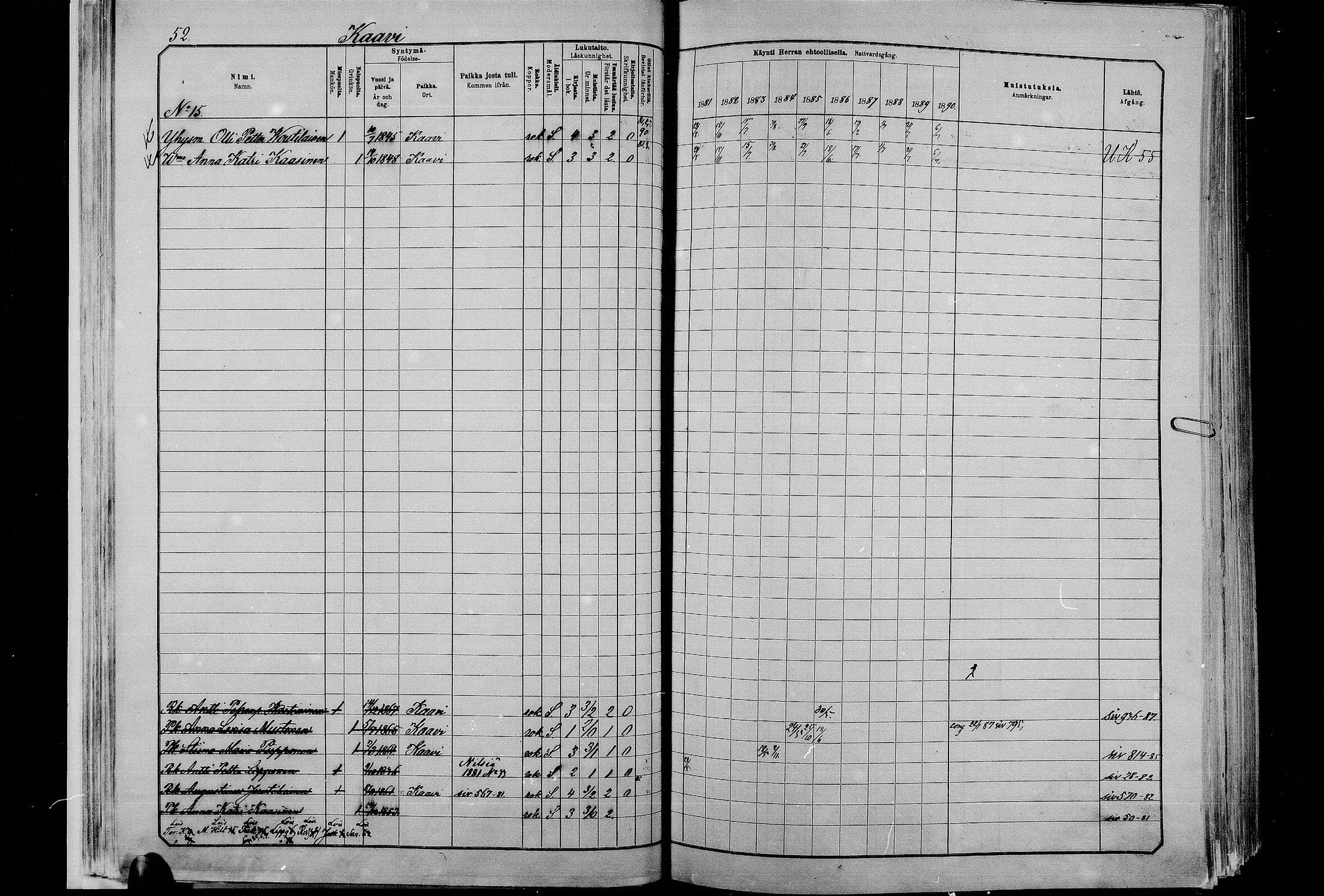 [ ../kirjat/Kirkonkirjat/kaavi/rippikirja_1881-1890_mko53-73/kuvat/51.jpg ]