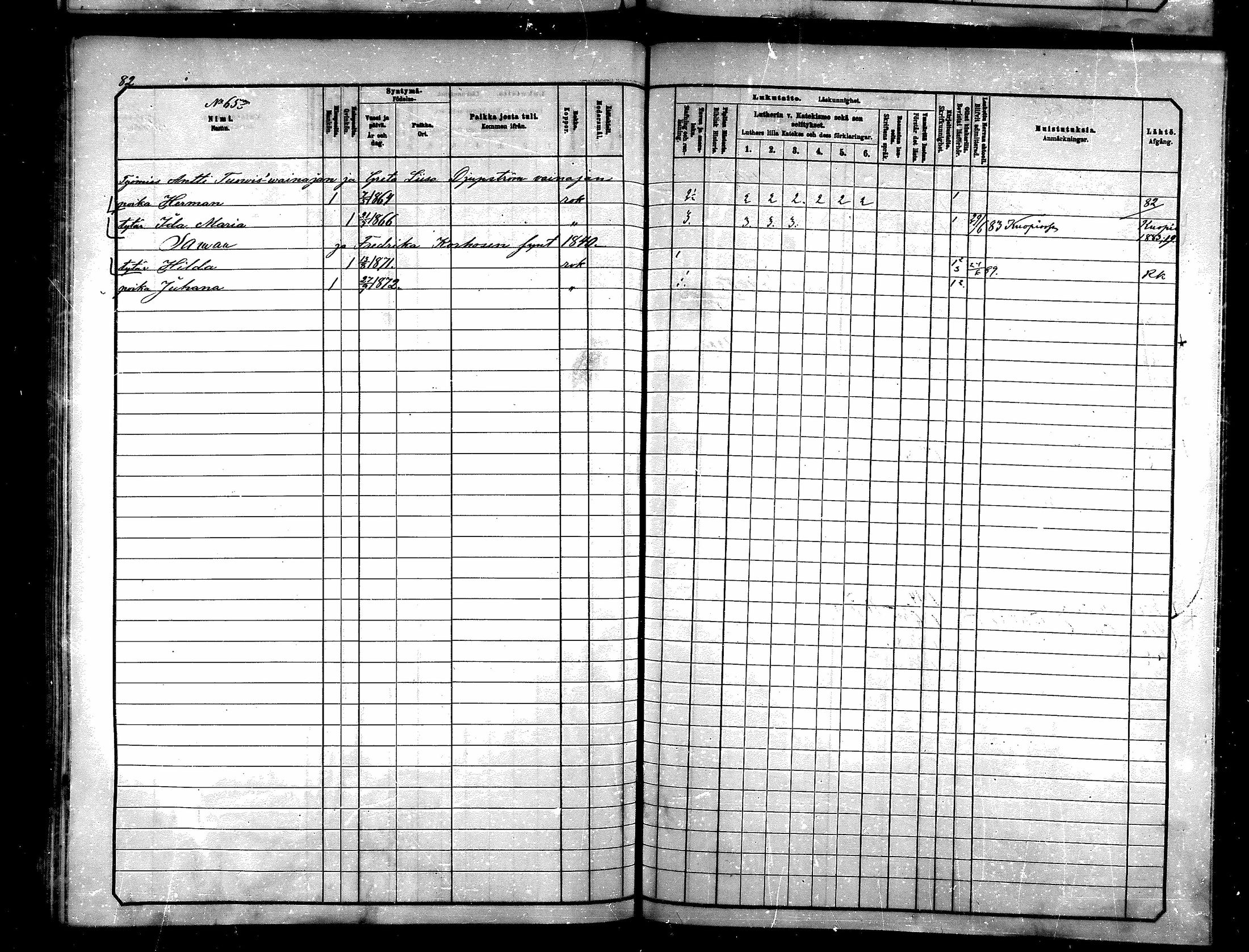 [ ../kirjat/Kirkonkirjat/kajaani/lastenkirja_1881-1890_ksrk_mko50-54/kuvat/51.jpg ]