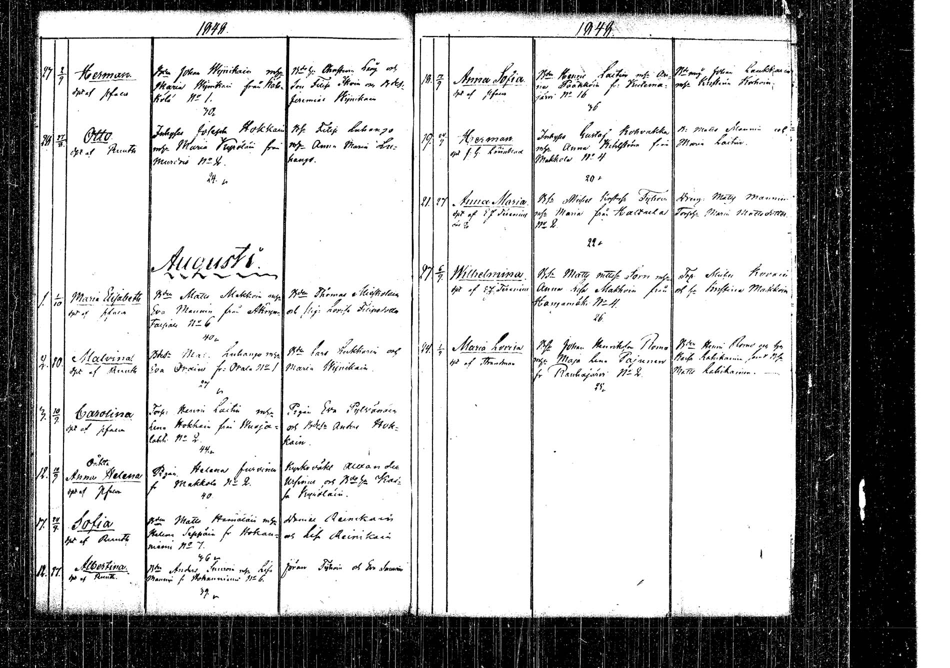 [ ../kirjat/Kirkonkirjat/kangasniemi/syntyneet_1845-1849_tk1055/kuvat/64.jpg ]
