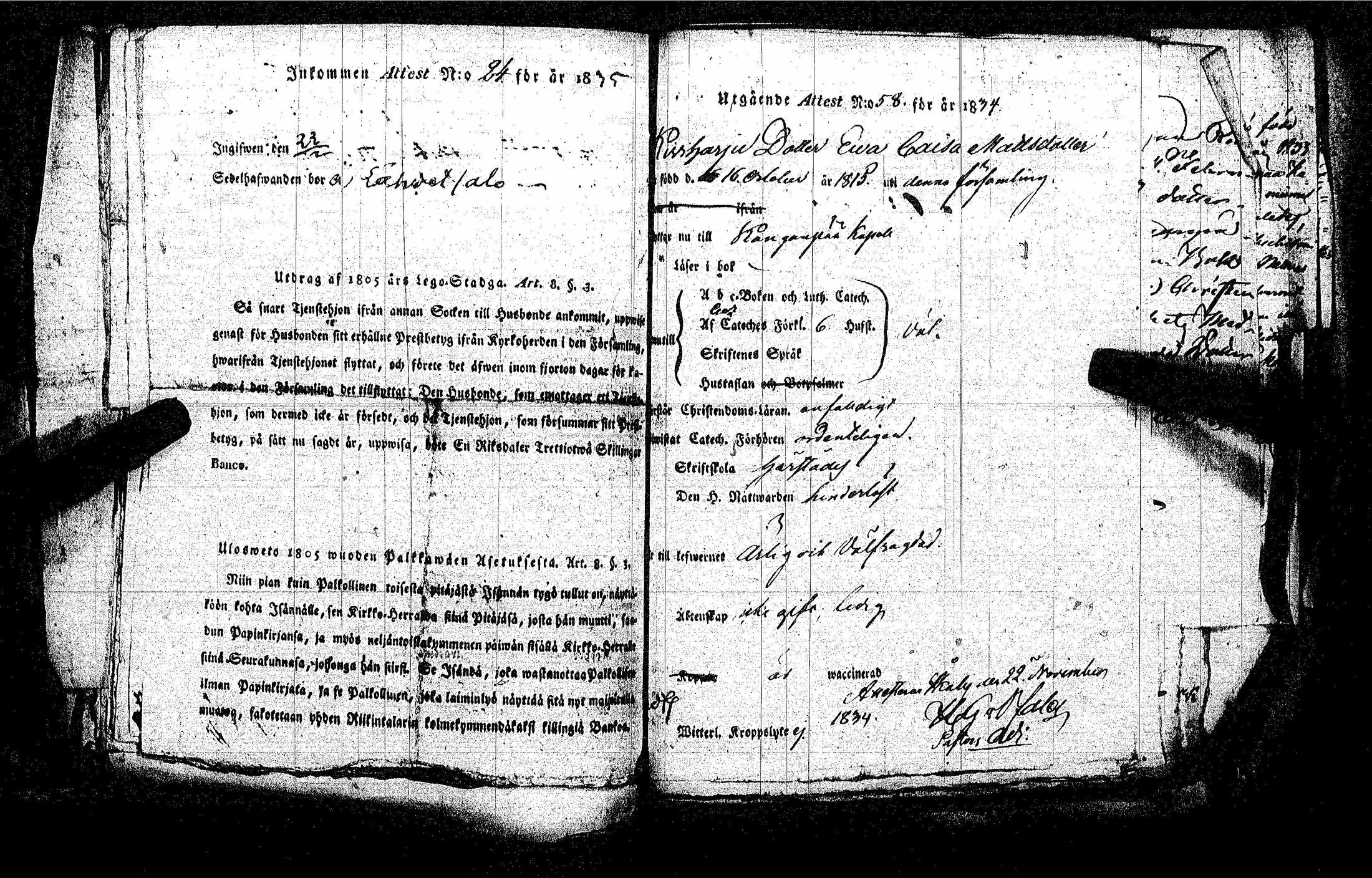 [ ../kirjat/Kirkonkirjat/kankaanpaa/muuttokirjoja_1831-1835_jk518/kuvat/261.jpg ]