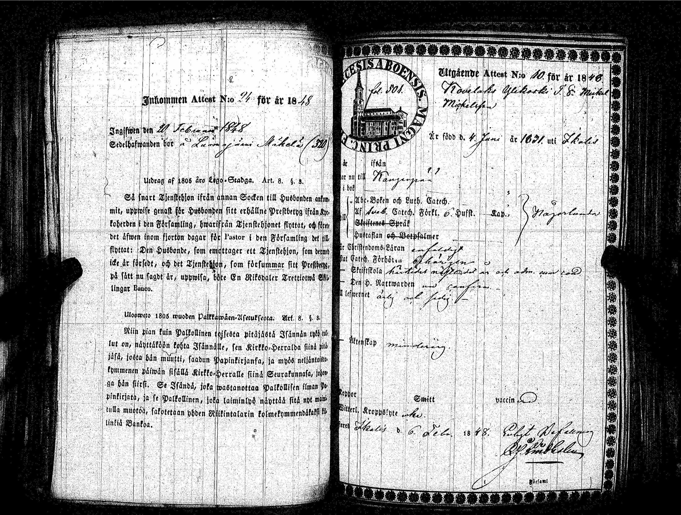 [ ../kirjat/Kirkonkirjat/kankaanpaa/muuttokirjoja_1846-1849_jk519/kuvat/131.jpg ]