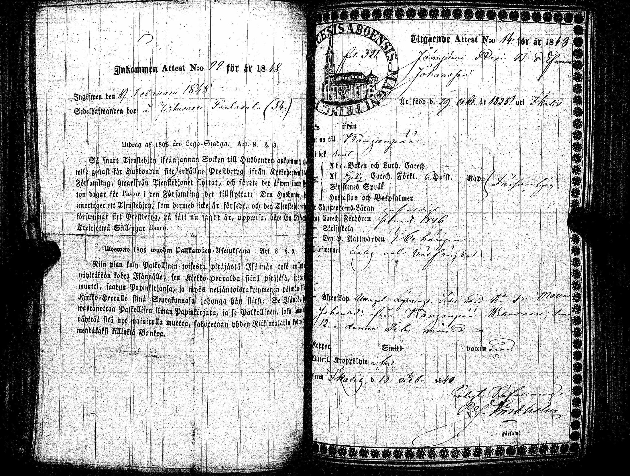 [ ../kirjat/Kirkonkirjat/kankaanpaa/muuttokirjoja_1846-1849_jk519/kuvat/133.jpg ]