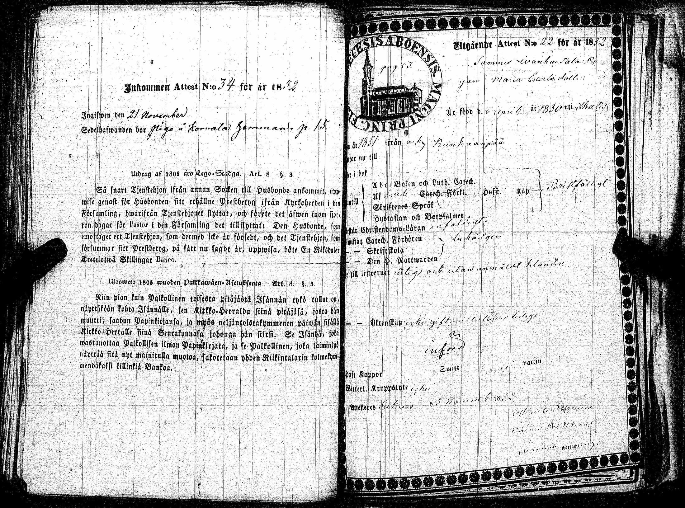 [ ../kirjat/Kirkonkirjat/kankaanpaa/muuttokirjoja_1850-1852_jk519/kuvat/165.jpg ]