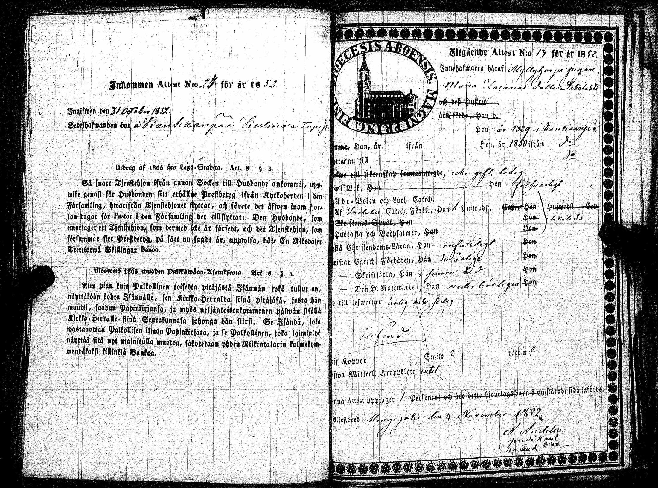[ ../kirjat/Kirkonkirjat/kankaanpaa/muuttokirjoja_1850-1852_jk519/kuvat/175.jpg ]