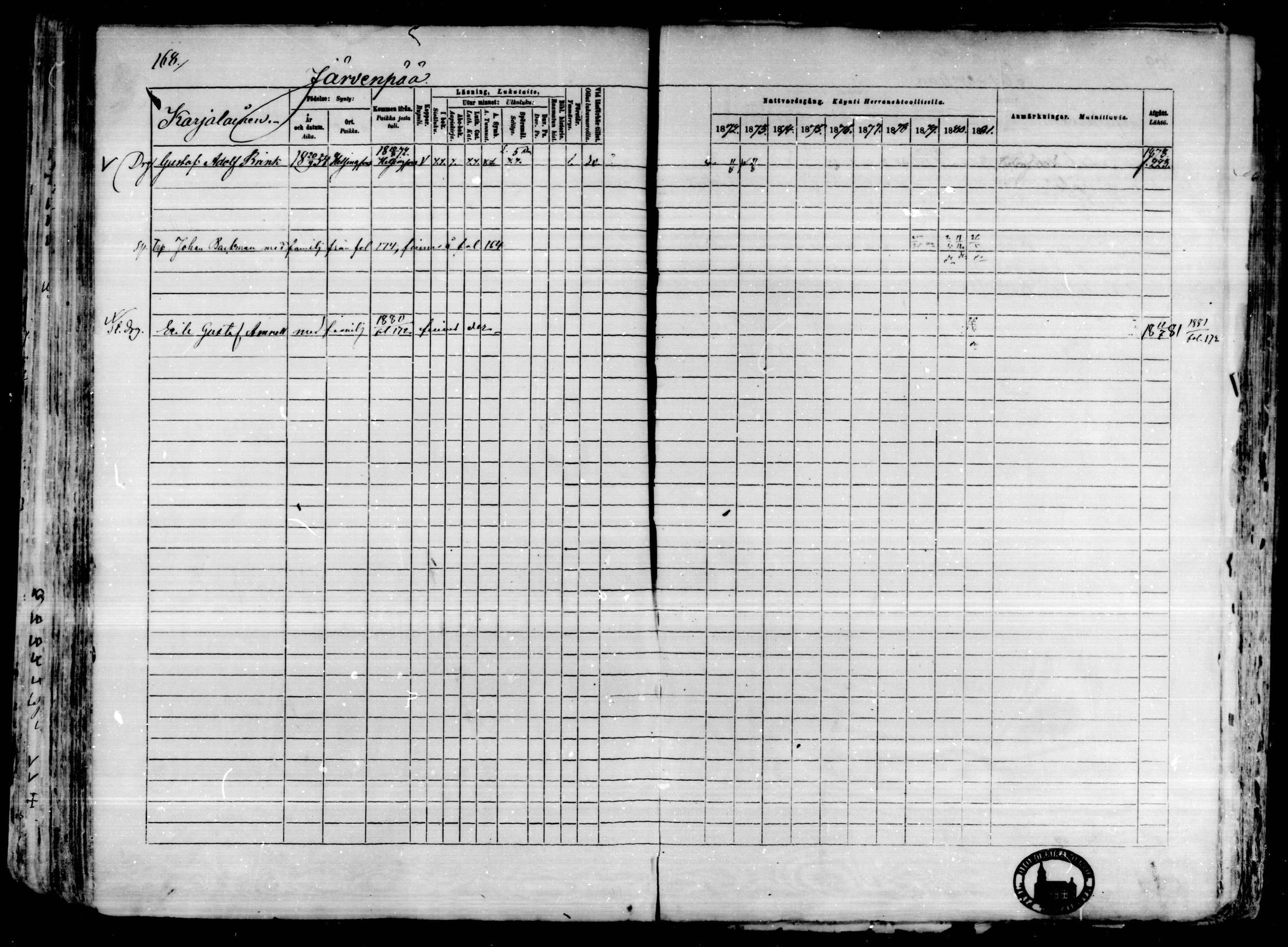 [ ../kirjat/Kirkonkirjat/karkkila/rippikirja_1872-1881_mko105-118/kuvat/147.jpg ]