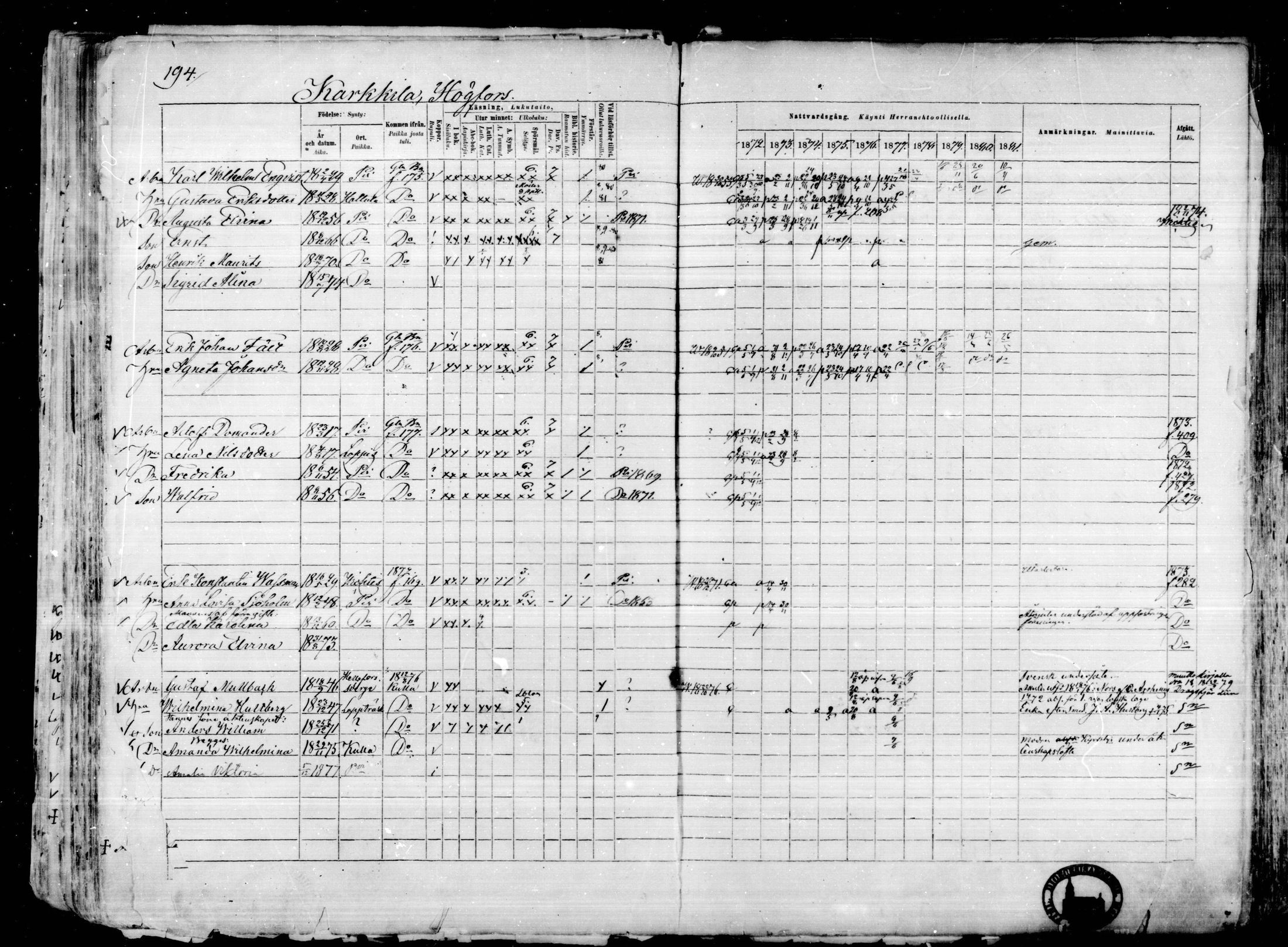 [ ../kirjat/Kirkonkirjat/karkkila/rippikirja_1872-1881_mko105-118/kuvat/169.jpg ]