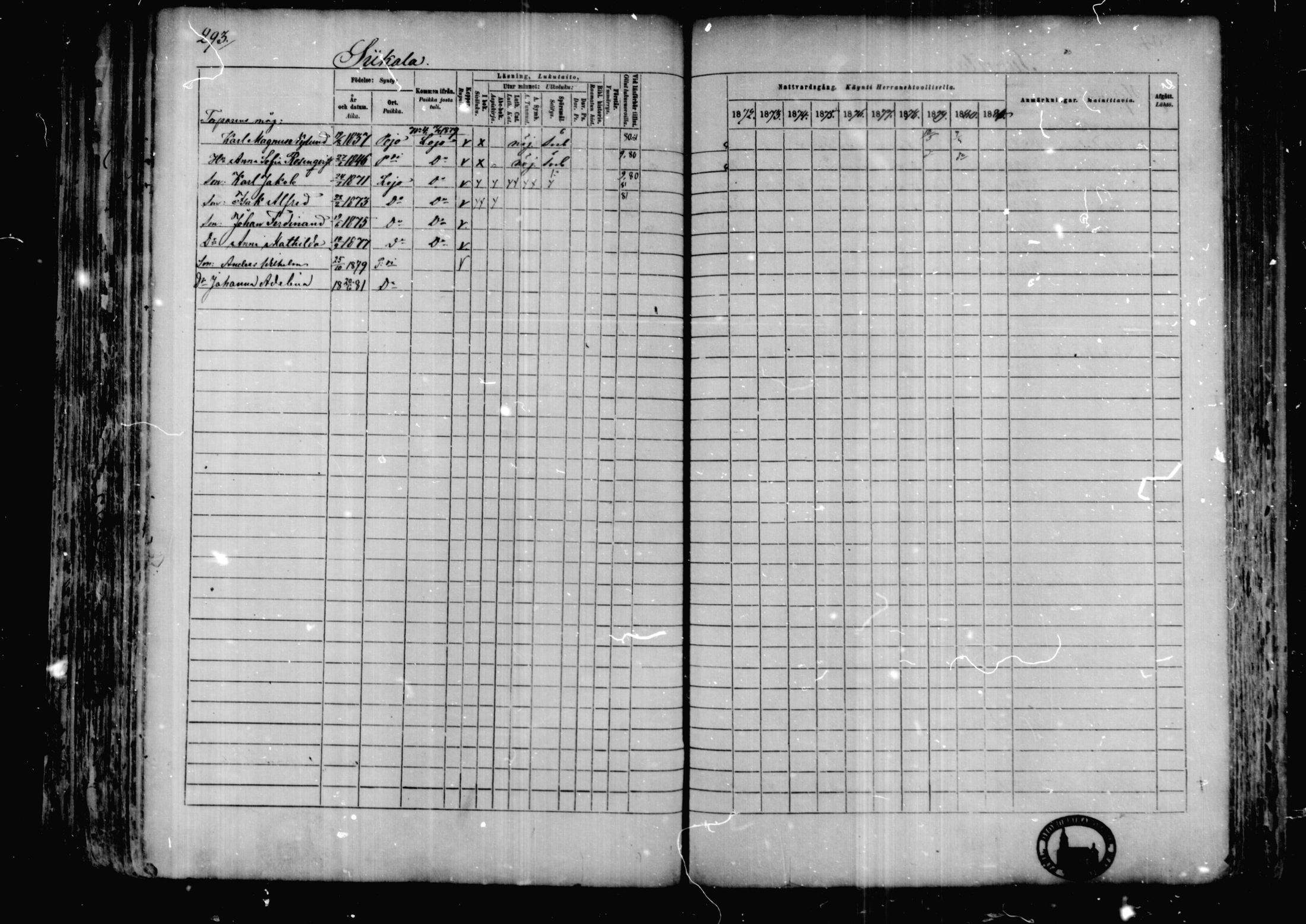 [ ../kirjat/Kirkonkirjat/karkkila/rippikirja_1872-1881_mko105-118/kuvat/254.jpg ]