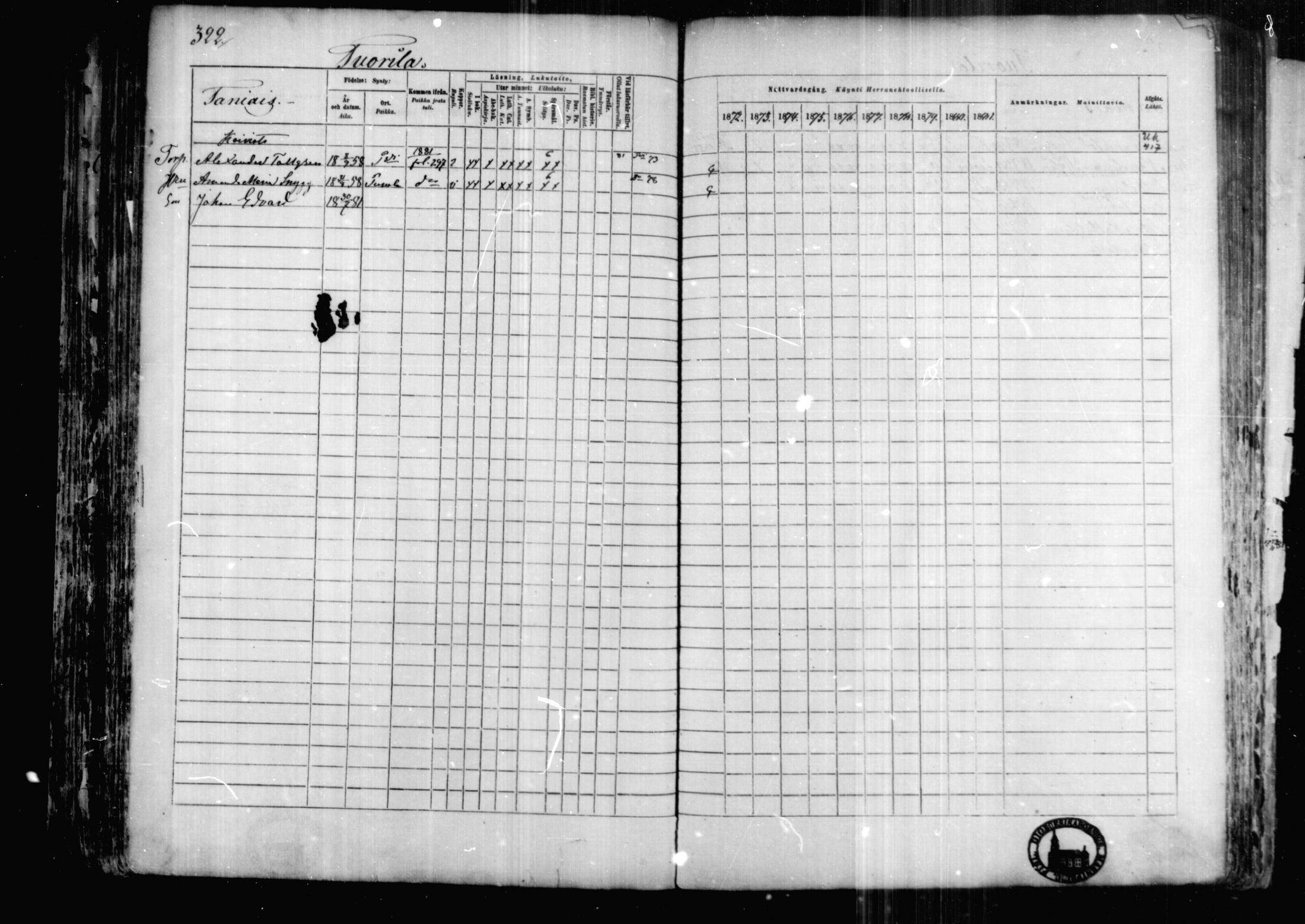 [ ../kirjat/Kirkonkirjat/karkkila/rippikirja_1872-1881_mko105-118/kuvat/281.jpg ]
