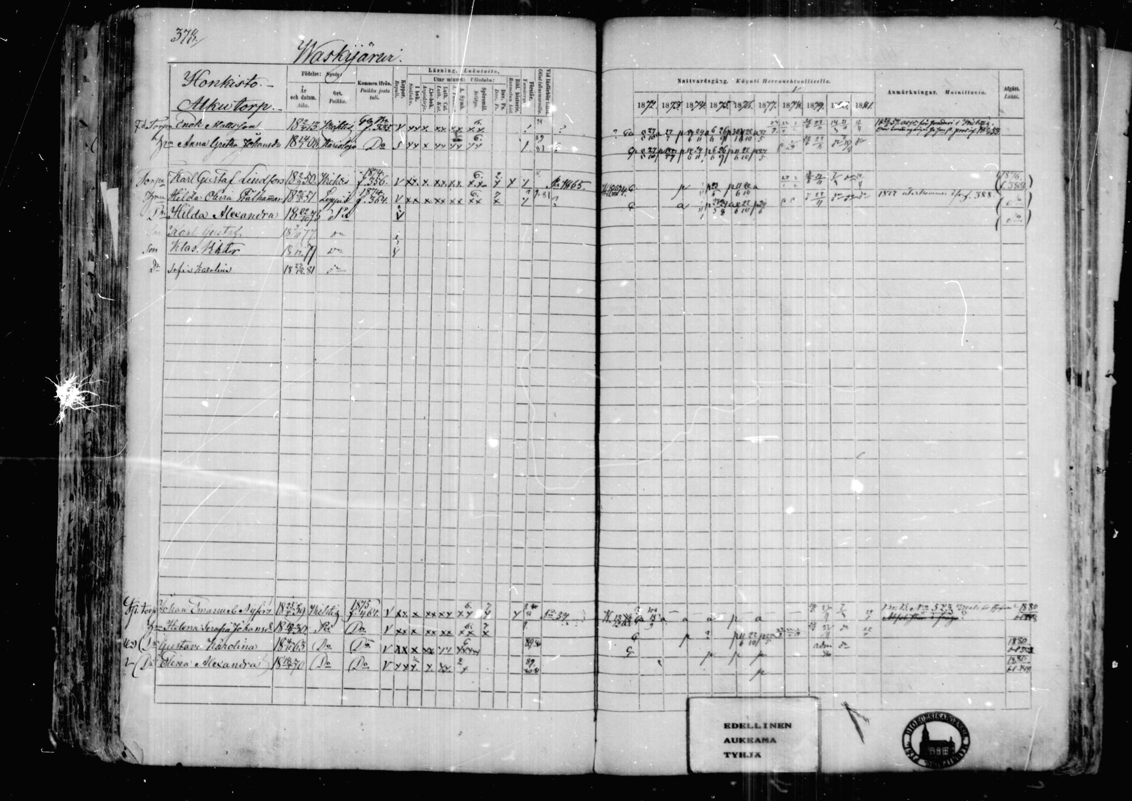 [ ../kirjat/Kirkonkirjat/karkkila/rippikirja_1872-1881_mko105-118/kuvat/331.jpg ]