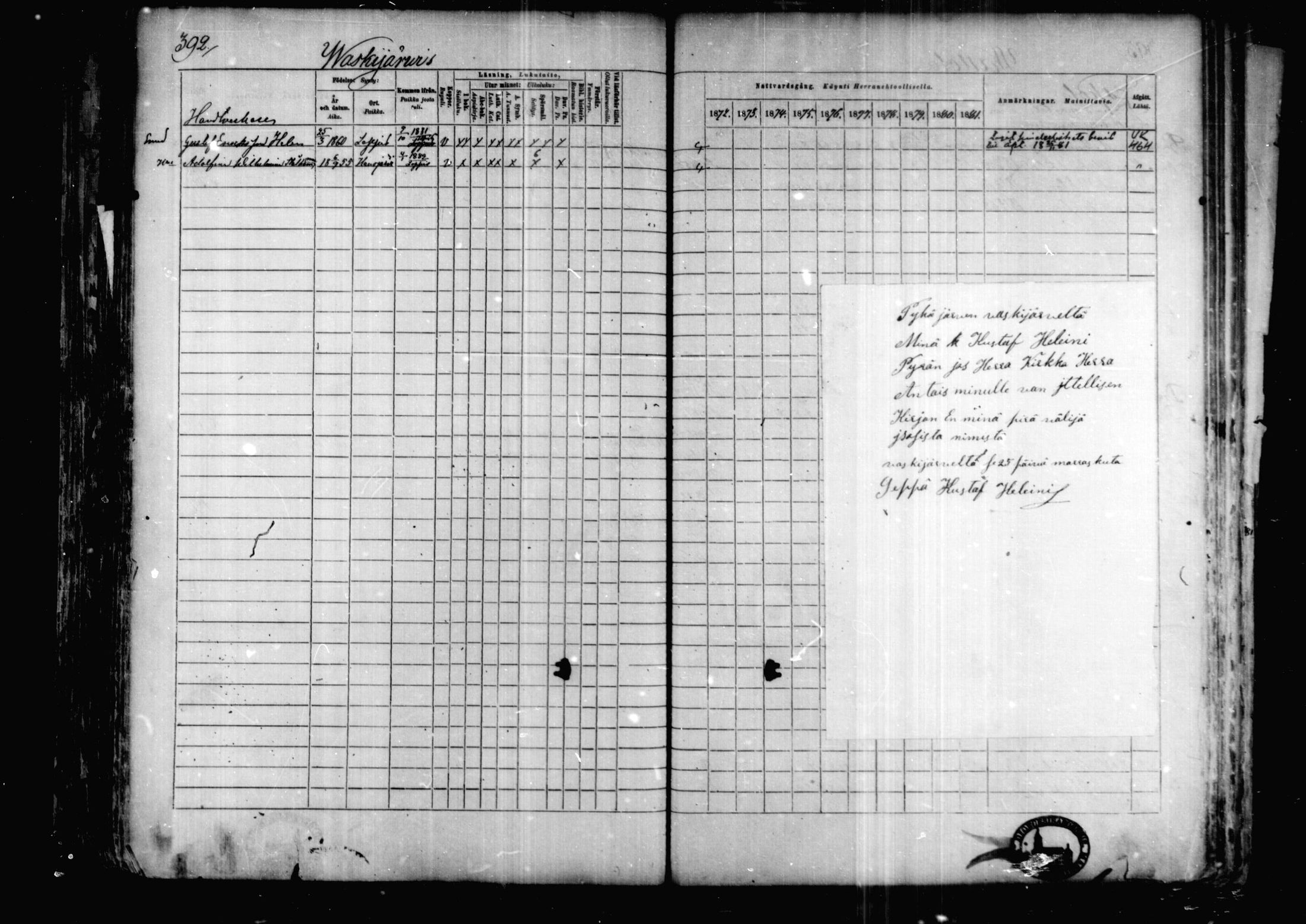 [ ../kirjat/Kirkonkirjat/karkkila/rippikirja_1872-1881_mko105-118/kuvat/344.jpg ]