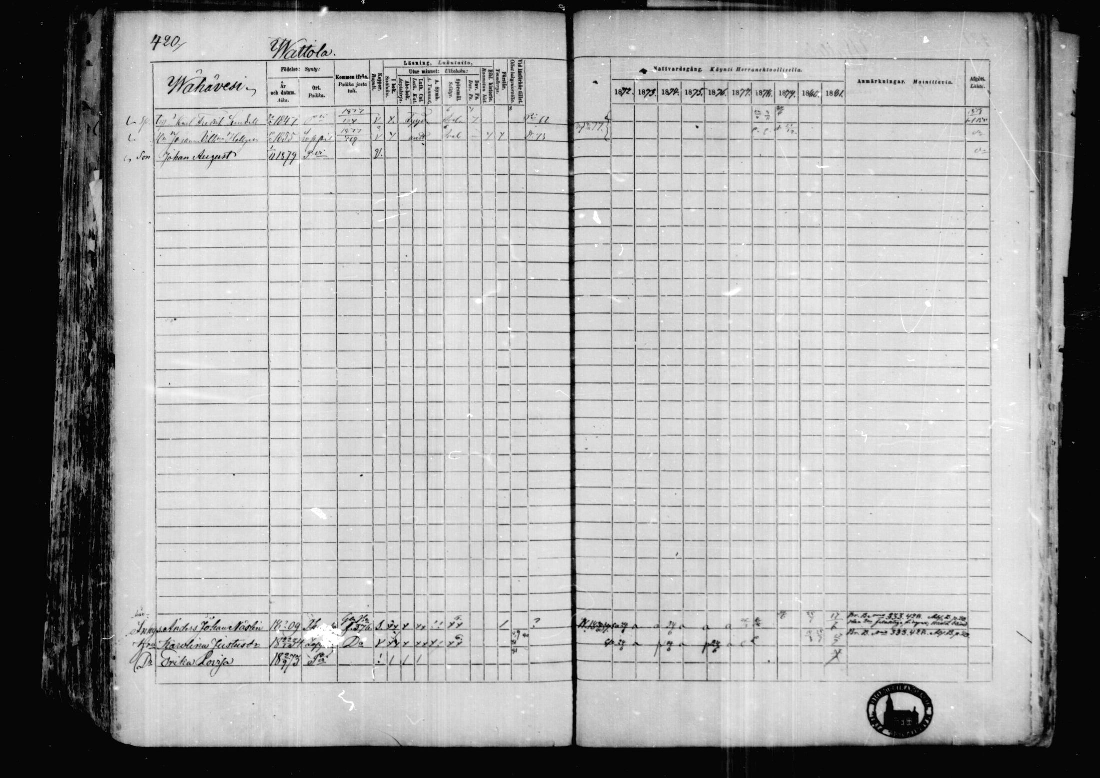 [ ../kirjat/Kirkonkirjat/karkkila/rippikirja_1872-1881_mko105-118/kuvat/367.jpg ]