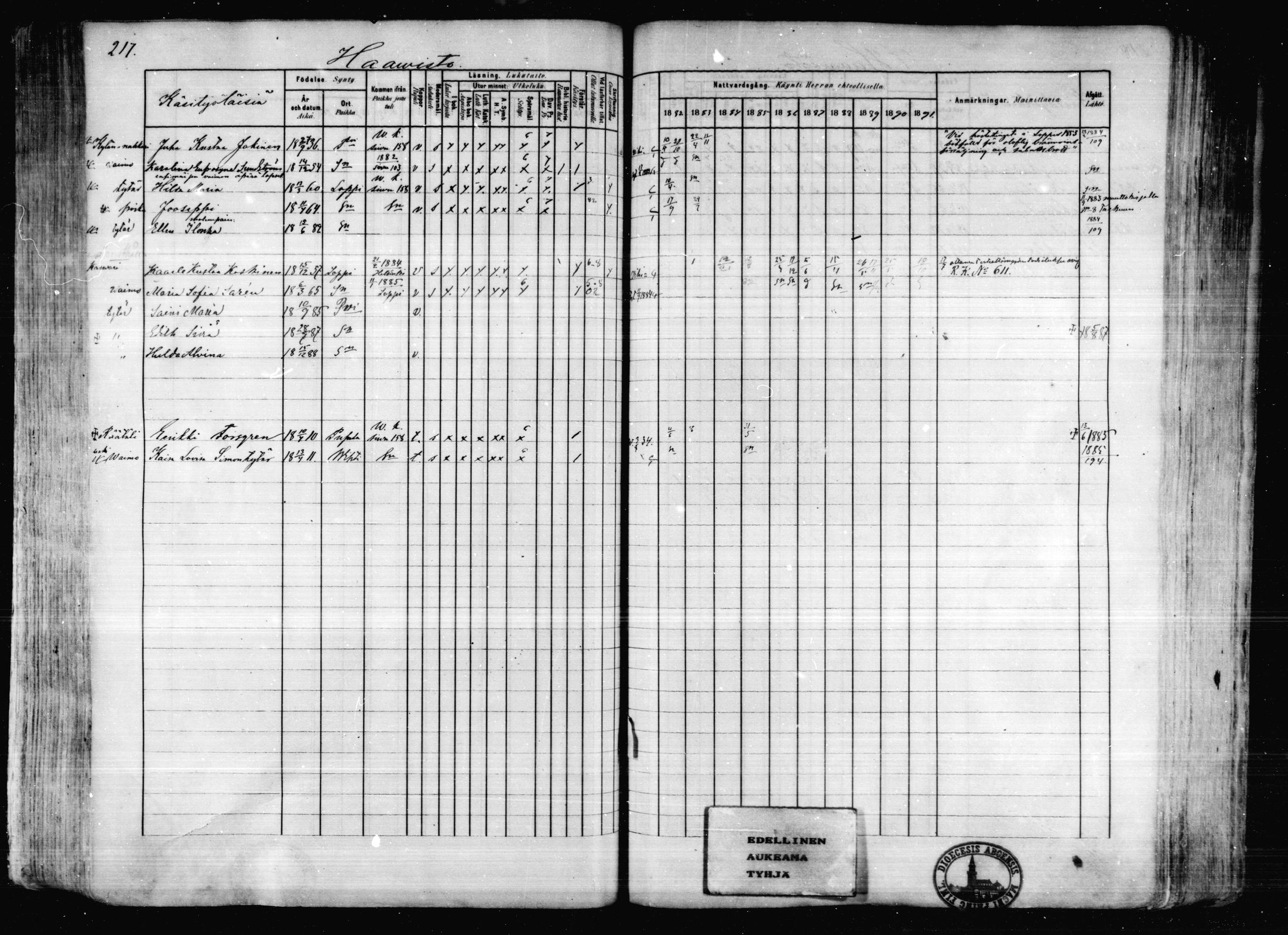 [ ../kirjat/Kirkonkirjat/karkkila/rippikirja_1882-1891_mko119-136/kuvat/189.jpg ]