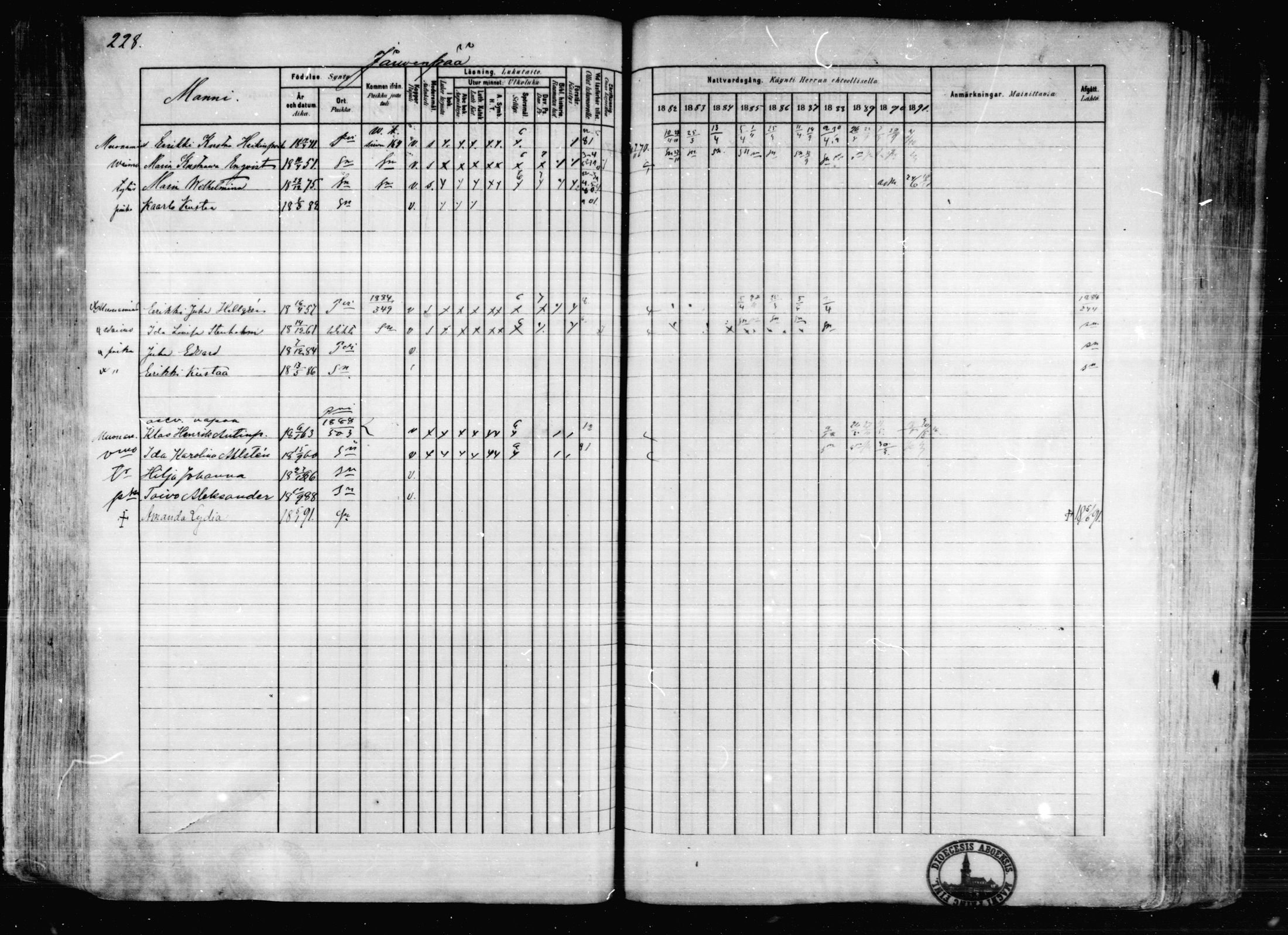 [ ../kirjat/Kirkonkirjat/karkkila/rippikirja_1882-1891_mko119-136/kuvat/197.jpg ]