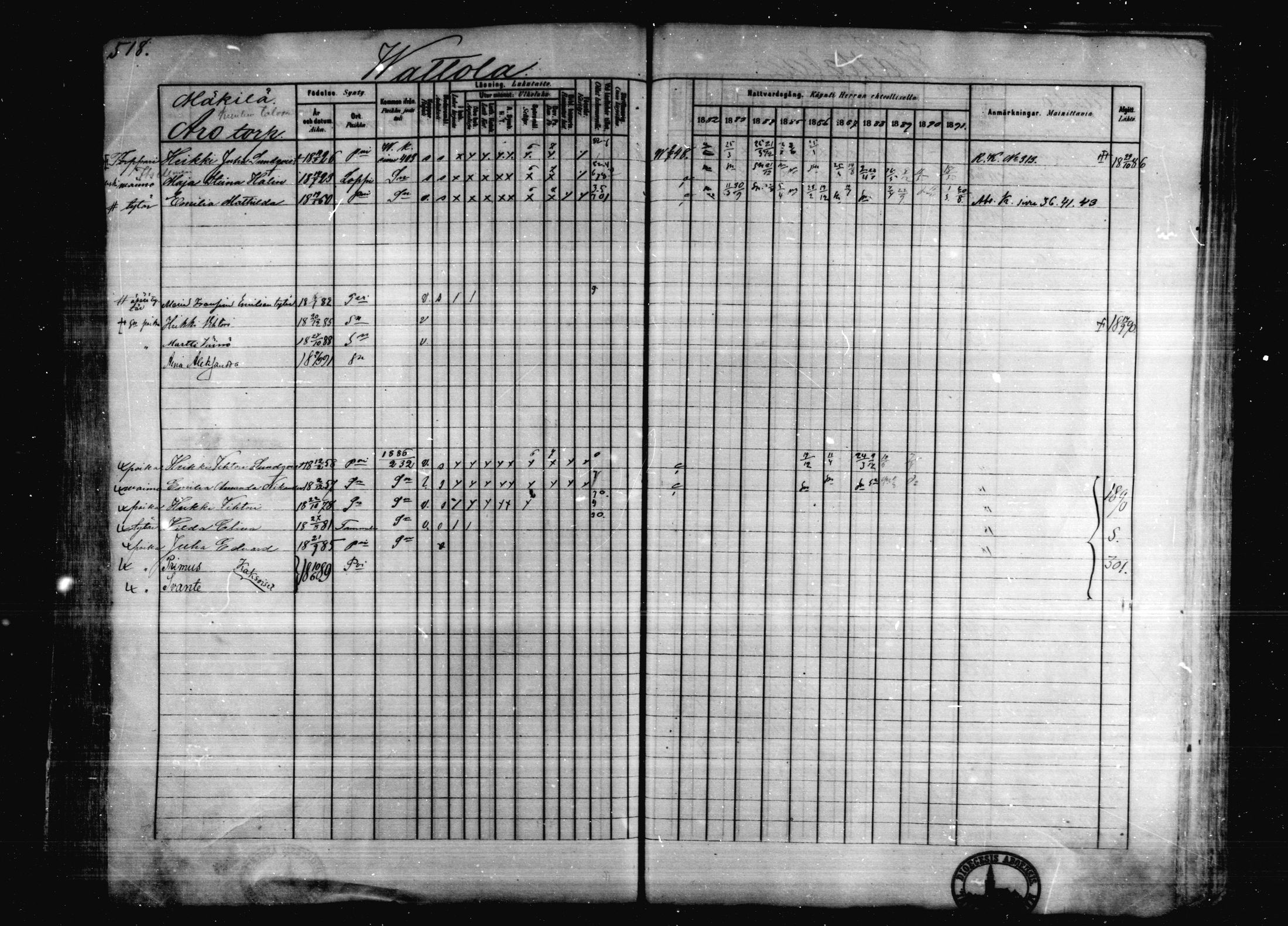 [ ../kirjat/Kirkonkirjat/karkkila/rippikirja_1882-1891_mko119-136/kuvat/461.jpg ]