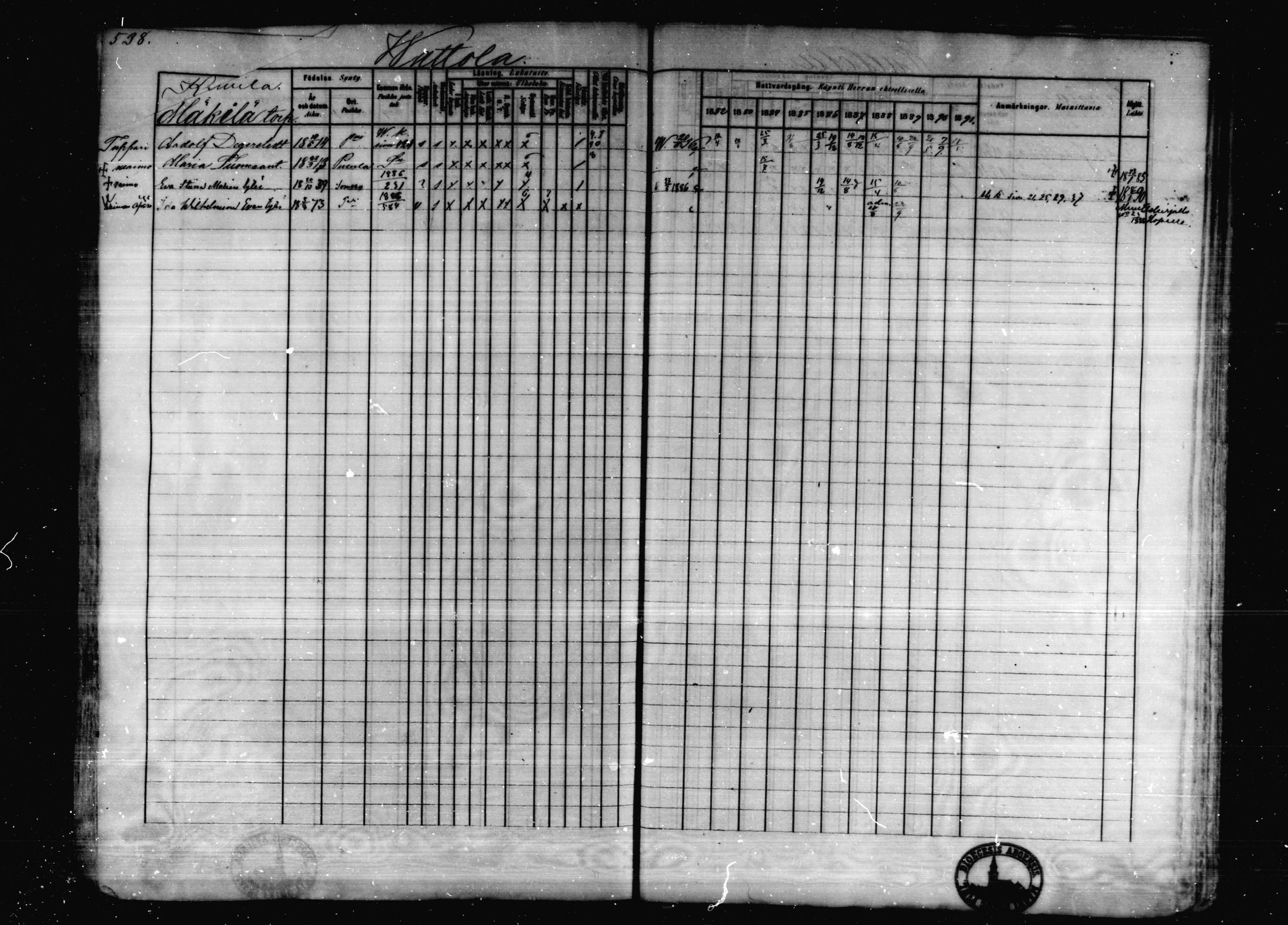 [ ../kirjat/Kirkonkirjat/karkkila/rippikirja_1882-1891_mko119-136/kuvat/478.jpg ]