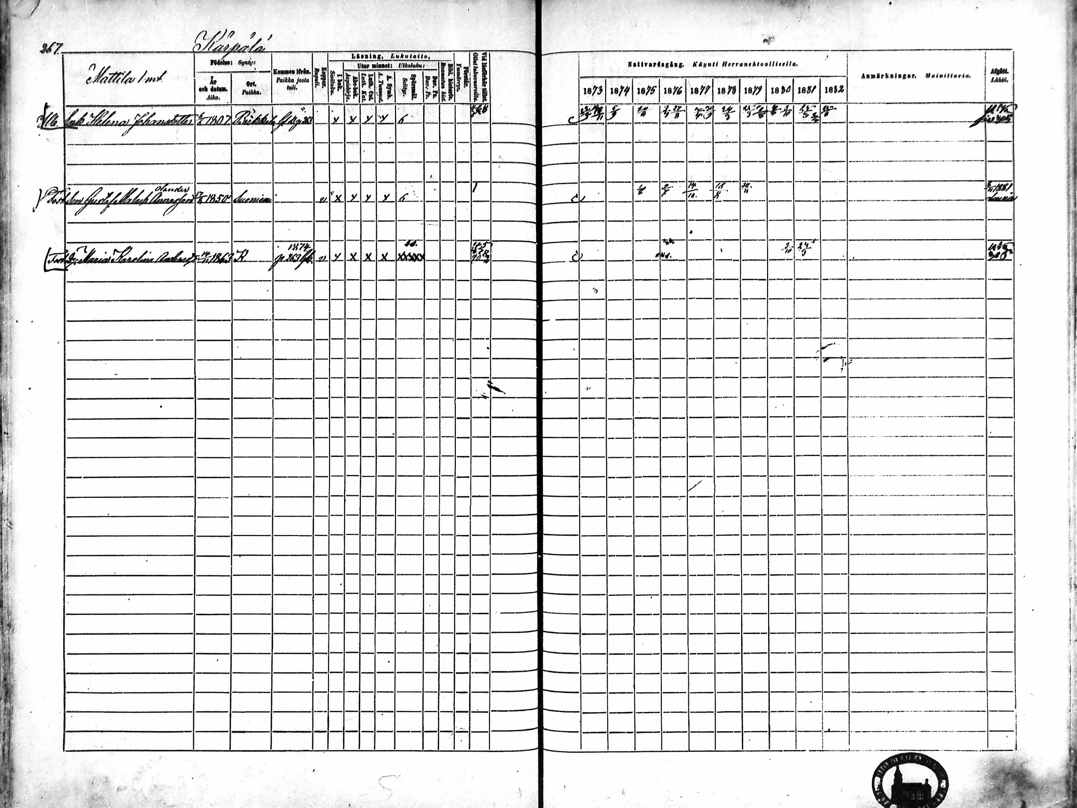 [ ../kirjat/Kirkonkirjat/karkku/rippikirja_1873-1882_mko161-174/kuvat/255.jpg ]
