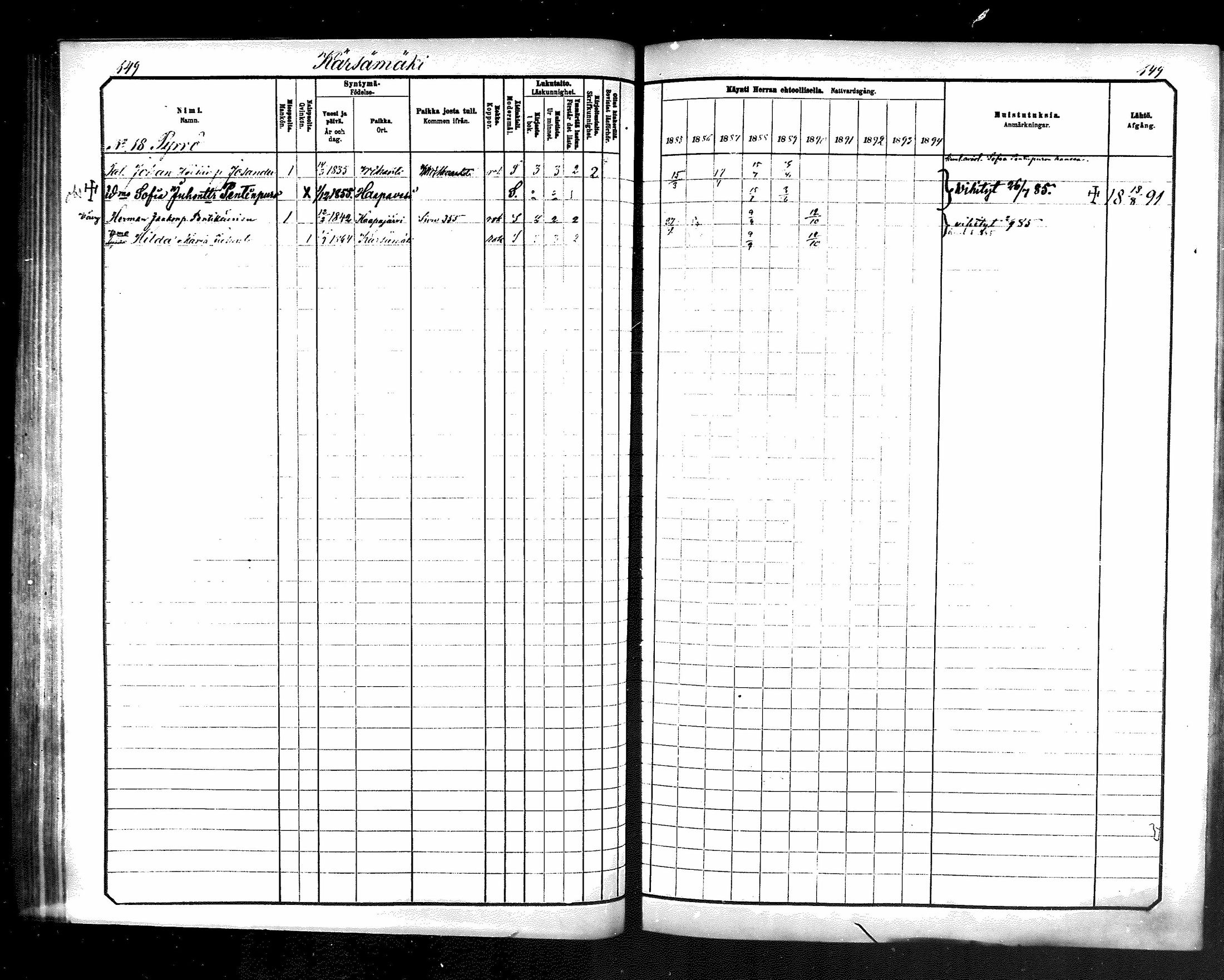 [ ../kirjat/Kirkonkirjat/karsamaki/rippikirja_1885-1891_mko77-89/kuvat/147.jpg ]