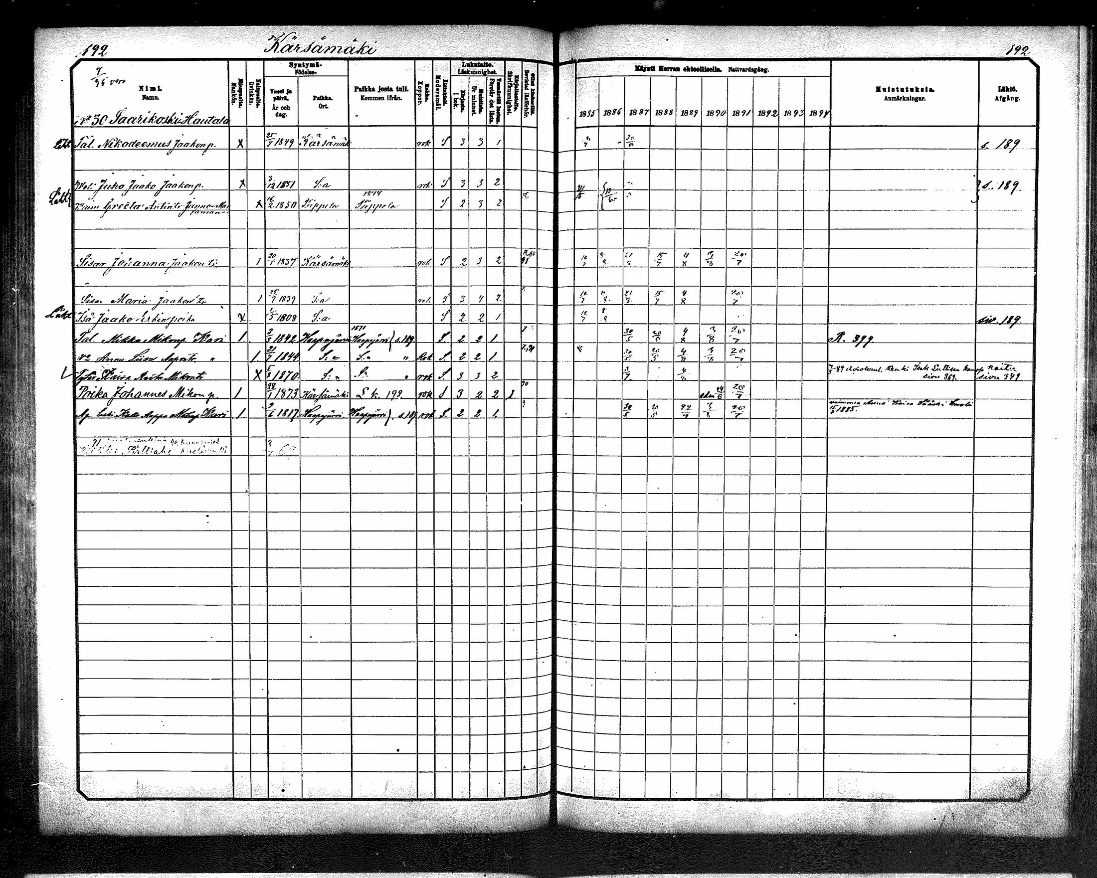 [ ../kirjat/Kirkonkirjat/karsamaki/rippikirja_1885-1891_mko77-89/kuvat/190.jpg ]