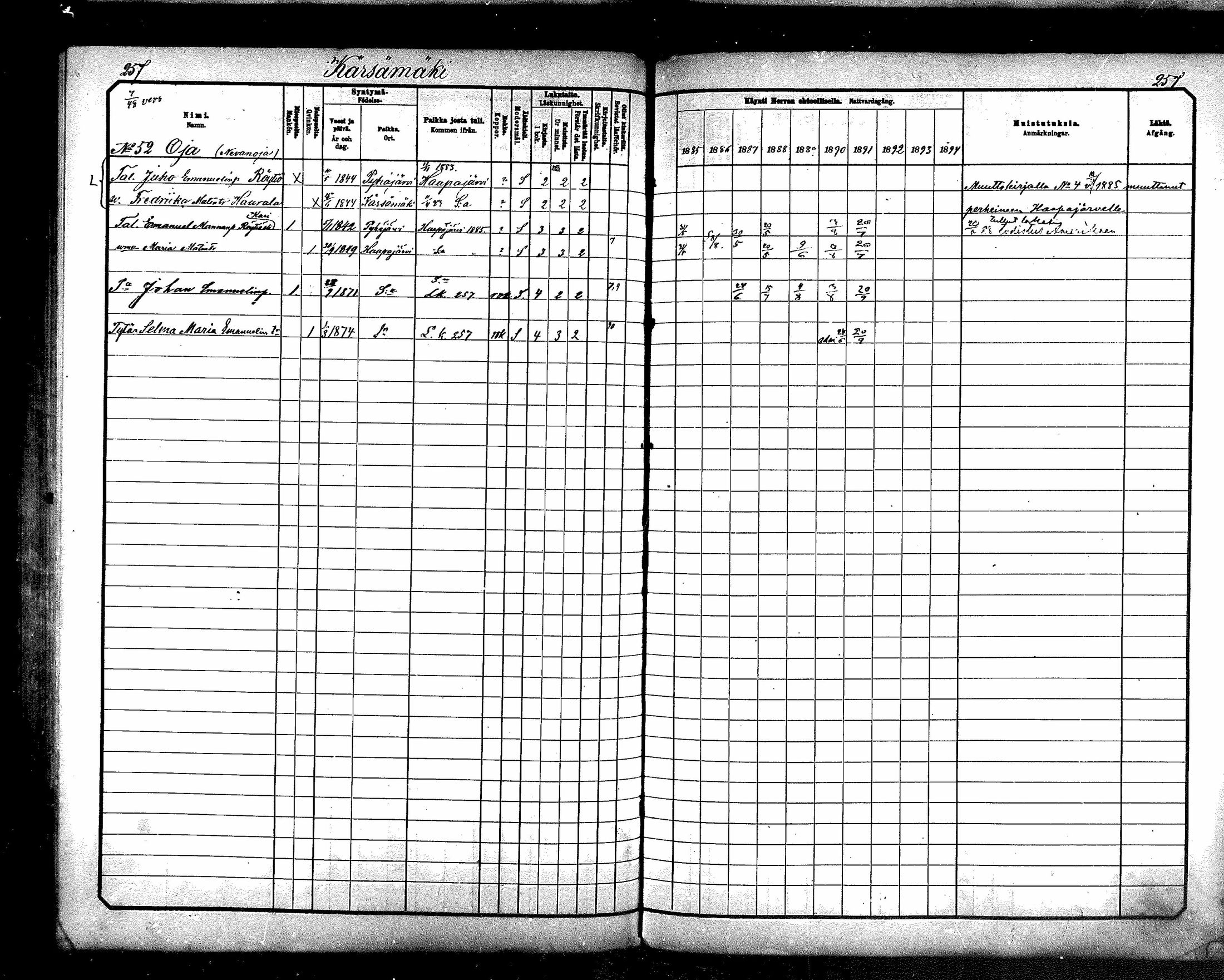 [ ../kirjat/Kirkonkirjat/karsamaki/rippikirja_1885-1891_mko77-89/kuvat/255.jpg ]