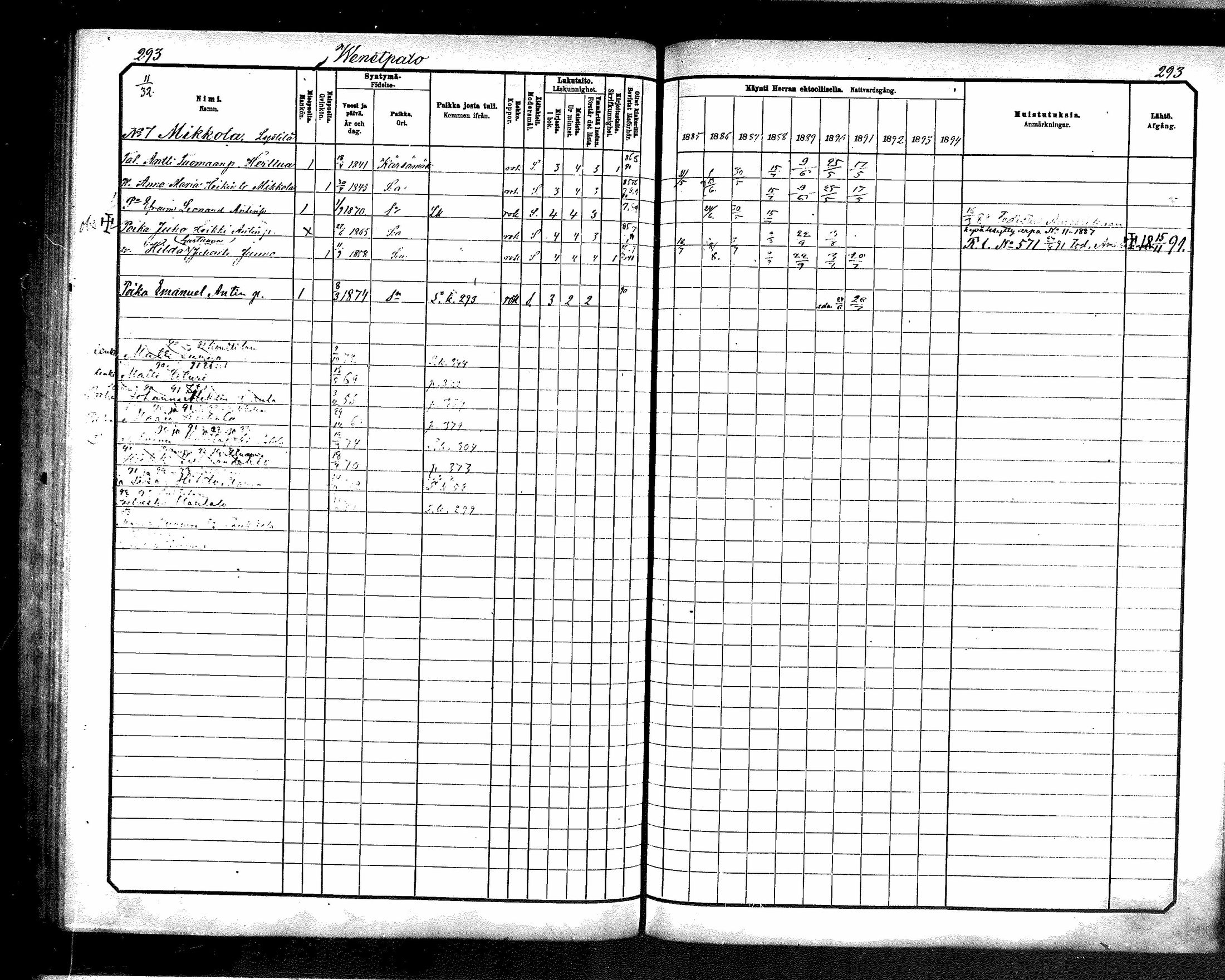 [ ../kirjat/Kirkonkirjat/karsamaki/rippikirja_1885-1891_mko77-89/kuvat/291.jpg ]