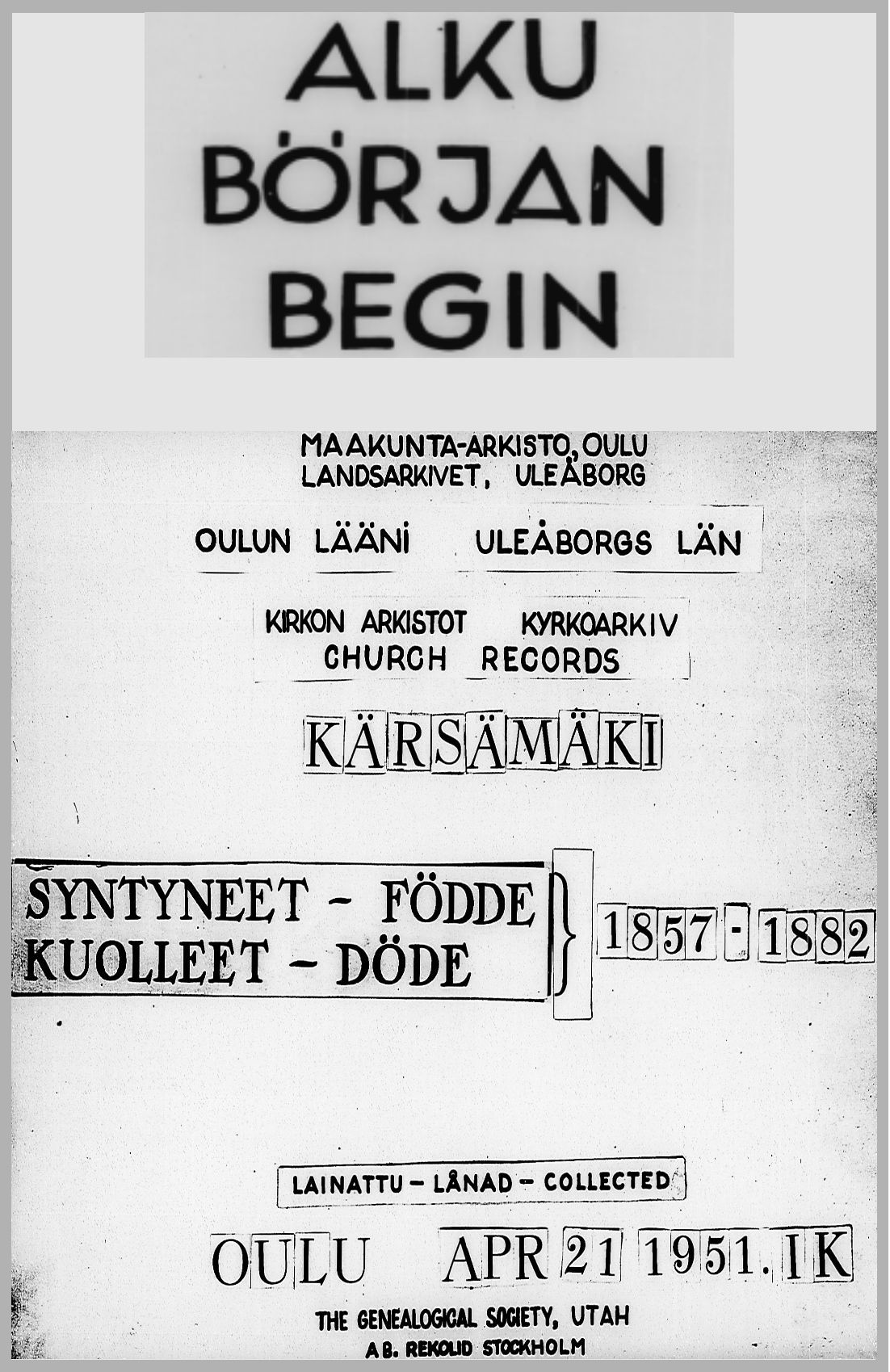 [ ../kirjat/Kirkonkirjat/karsamaki/syntyneet-kuolleet_1857-1882_ik163/kuvat/1.jpg ]