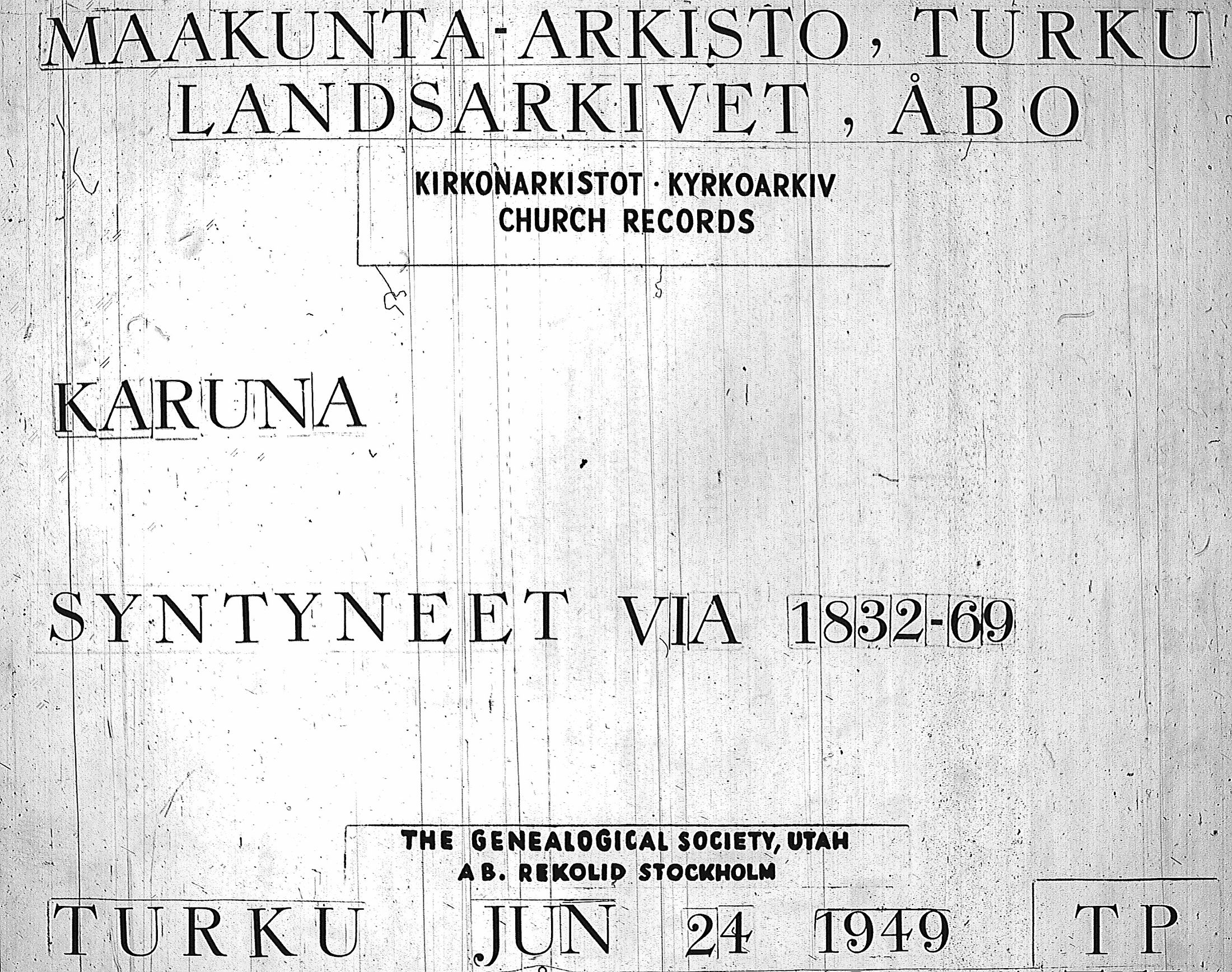 [ ../kirjat/Kirkonkirjat/karuna/syntyneet_1832-1869_jk592/kuvat/1.jpg ]
