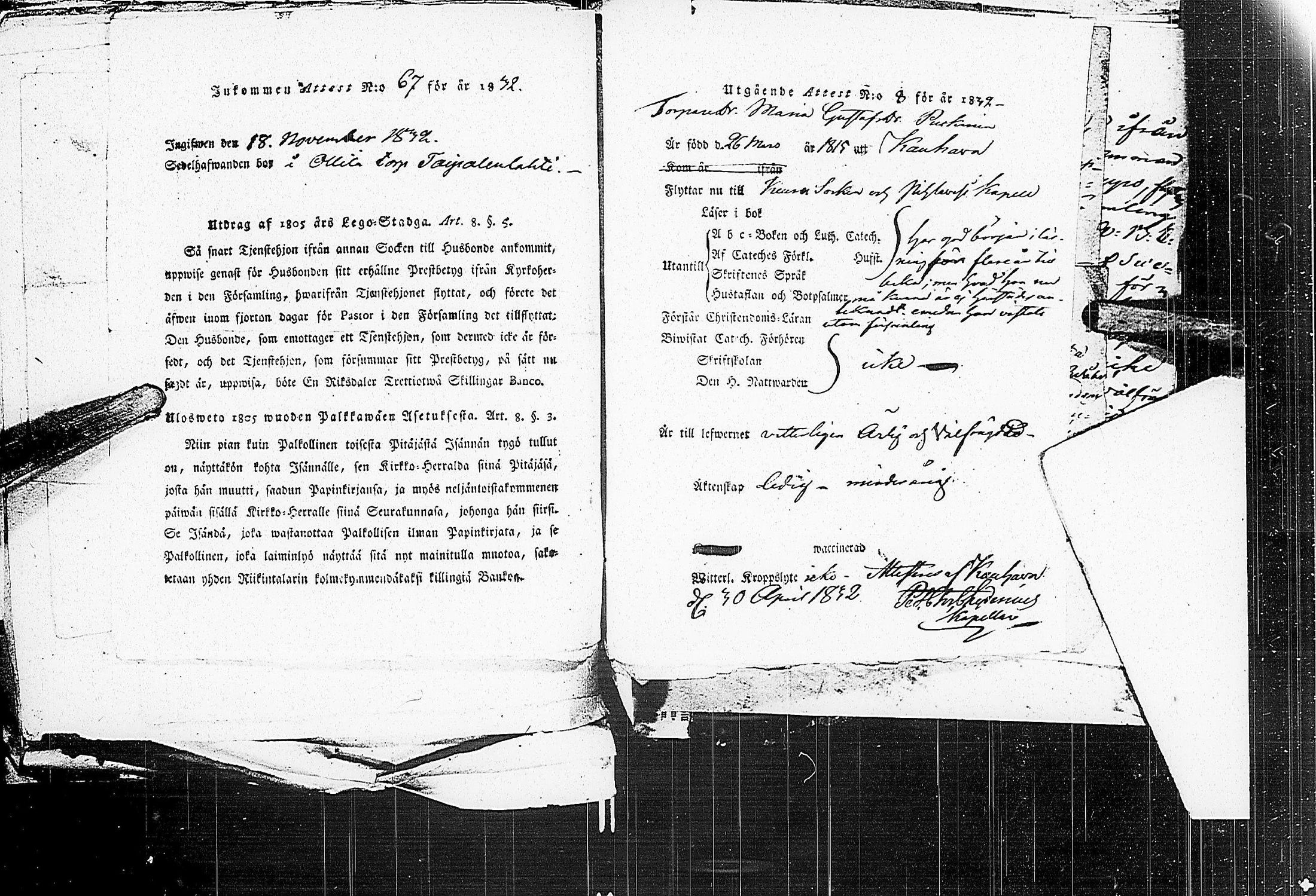 [ ../kirjat/Kirkonkirjat/keuruu/muuttokirjoja_1830-1832_uk396-397/kuvat/172.jpg ]