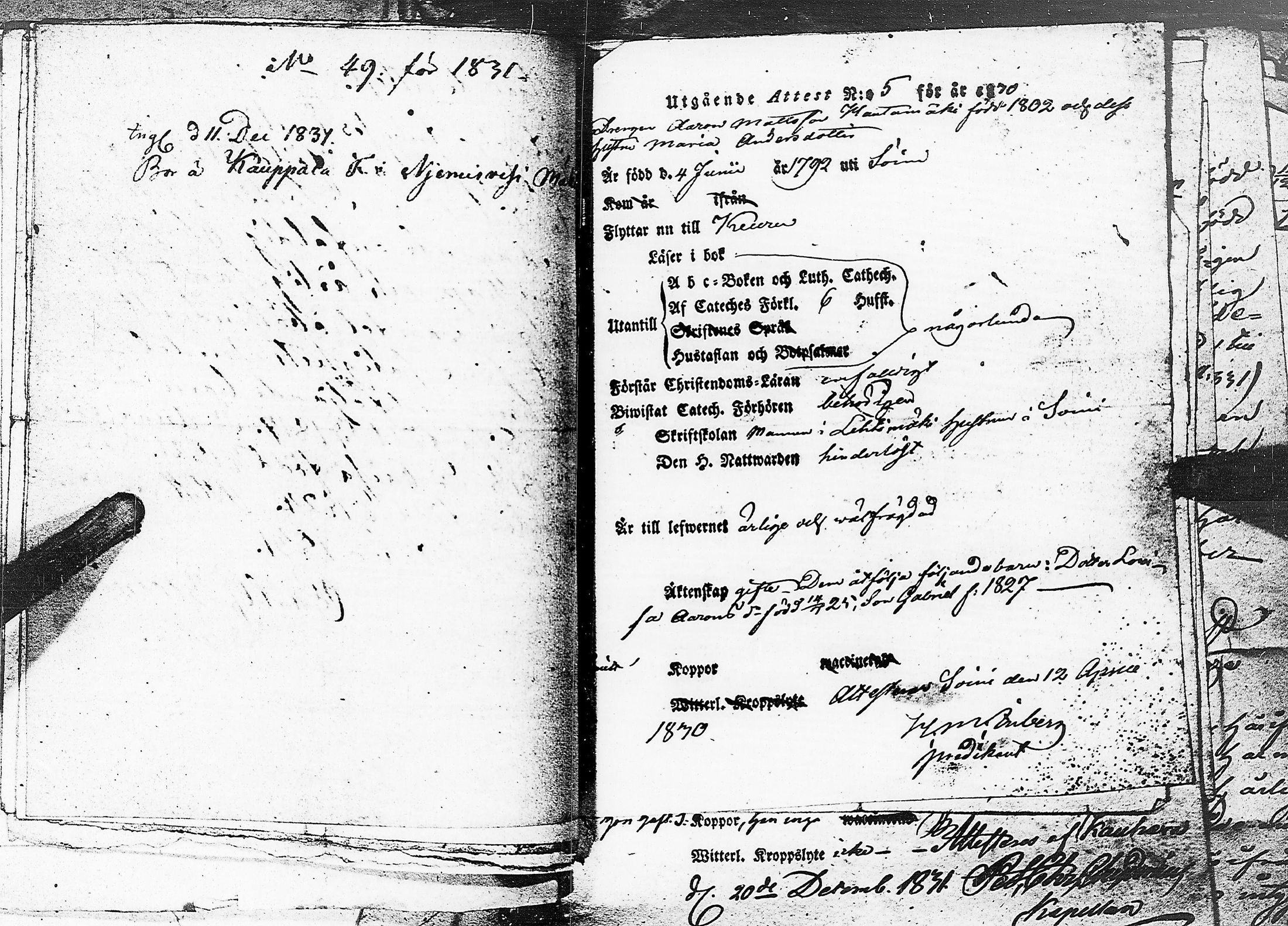 [ ../kirjat/Kirkonkirjat/keuruu/muuttokirjoja_1830-1832_uk396-397/kuvat/99.jpg ]