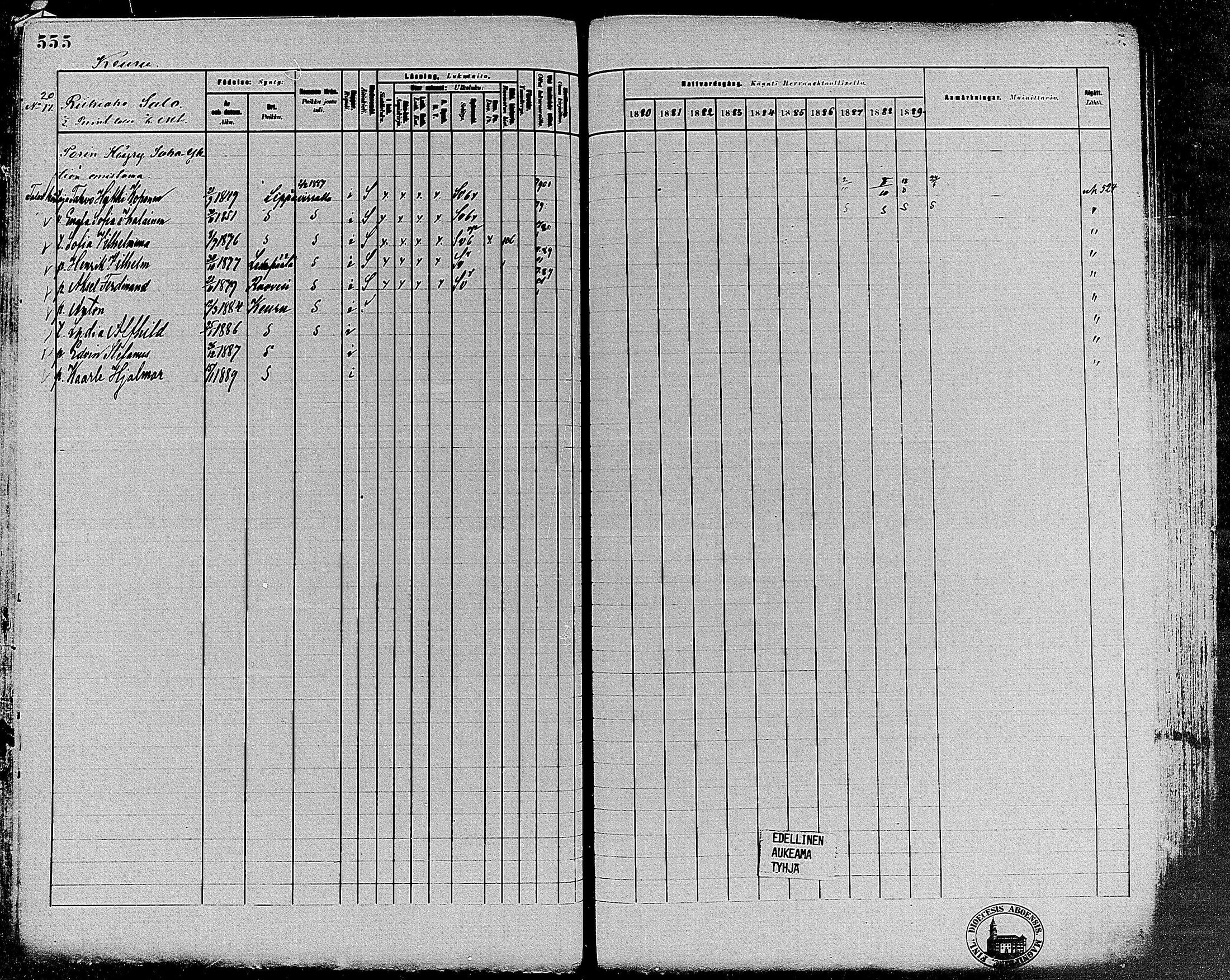 [ ../kirjat/Kirkonkirjat/keuruu/rippikirja_1880-1889_mko82-124/kuvat/501.jpg ]