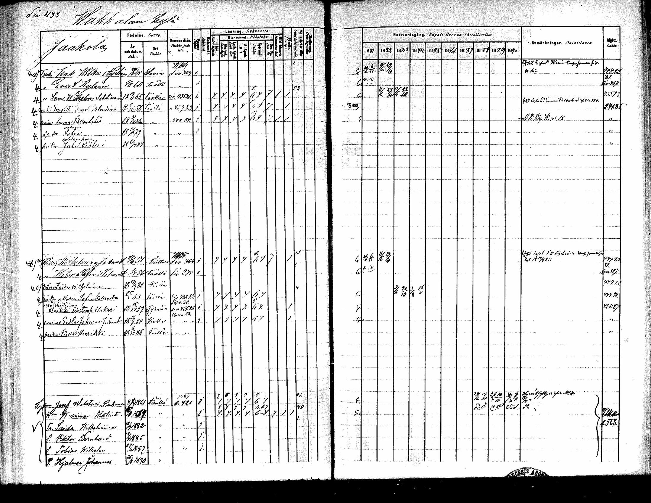 [ ../kirjat/Kirkonkirjat/kiikka/rippikirja_1881-1890_mko157-174/kuvat/407.jpg ]