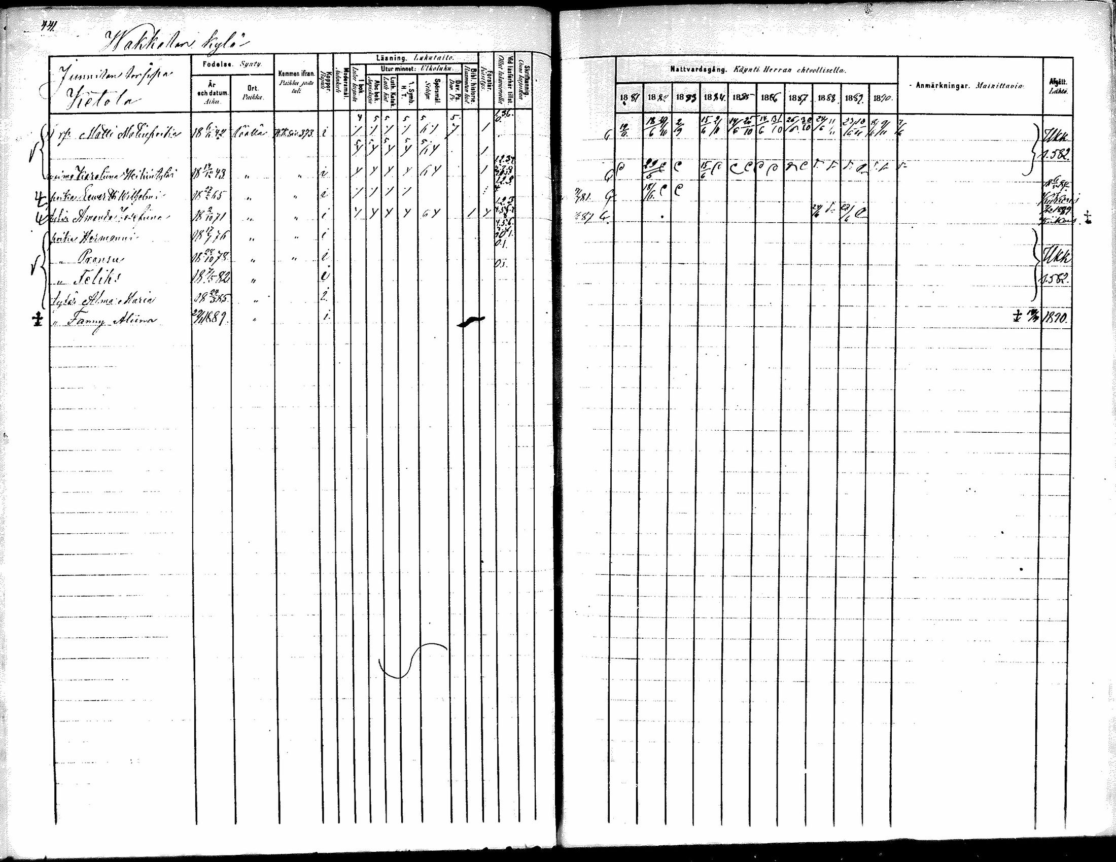 [ ../kirjat/Kirkonkirjat/kiikka/rippikirja_1881-1890_mko157-174/kuvat/415.jpg ]