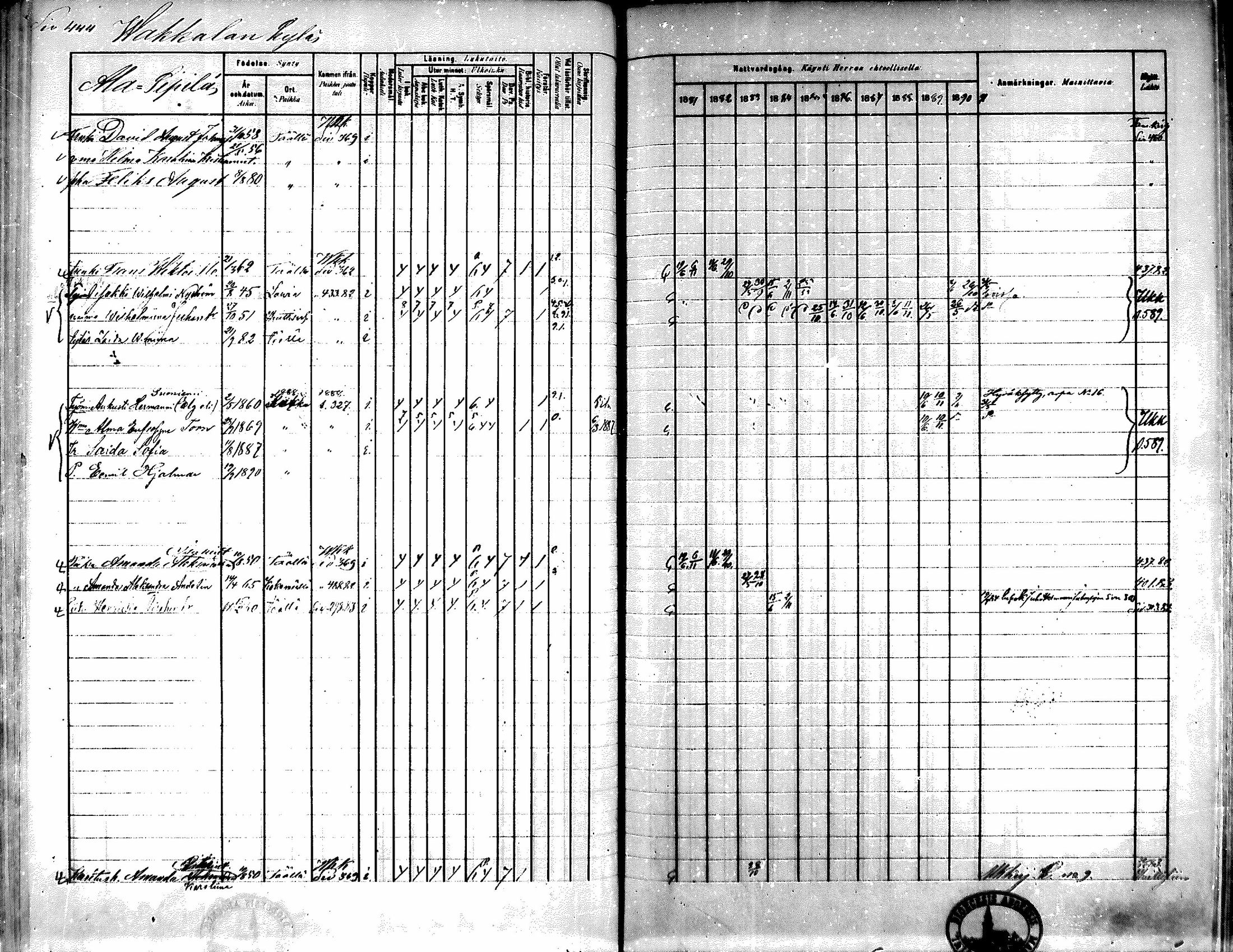 [ ../kirjat/Kirkonkirjat/kiikka/rippikirja_1881-1890_mko157-174/kuvat/418.jpg ]