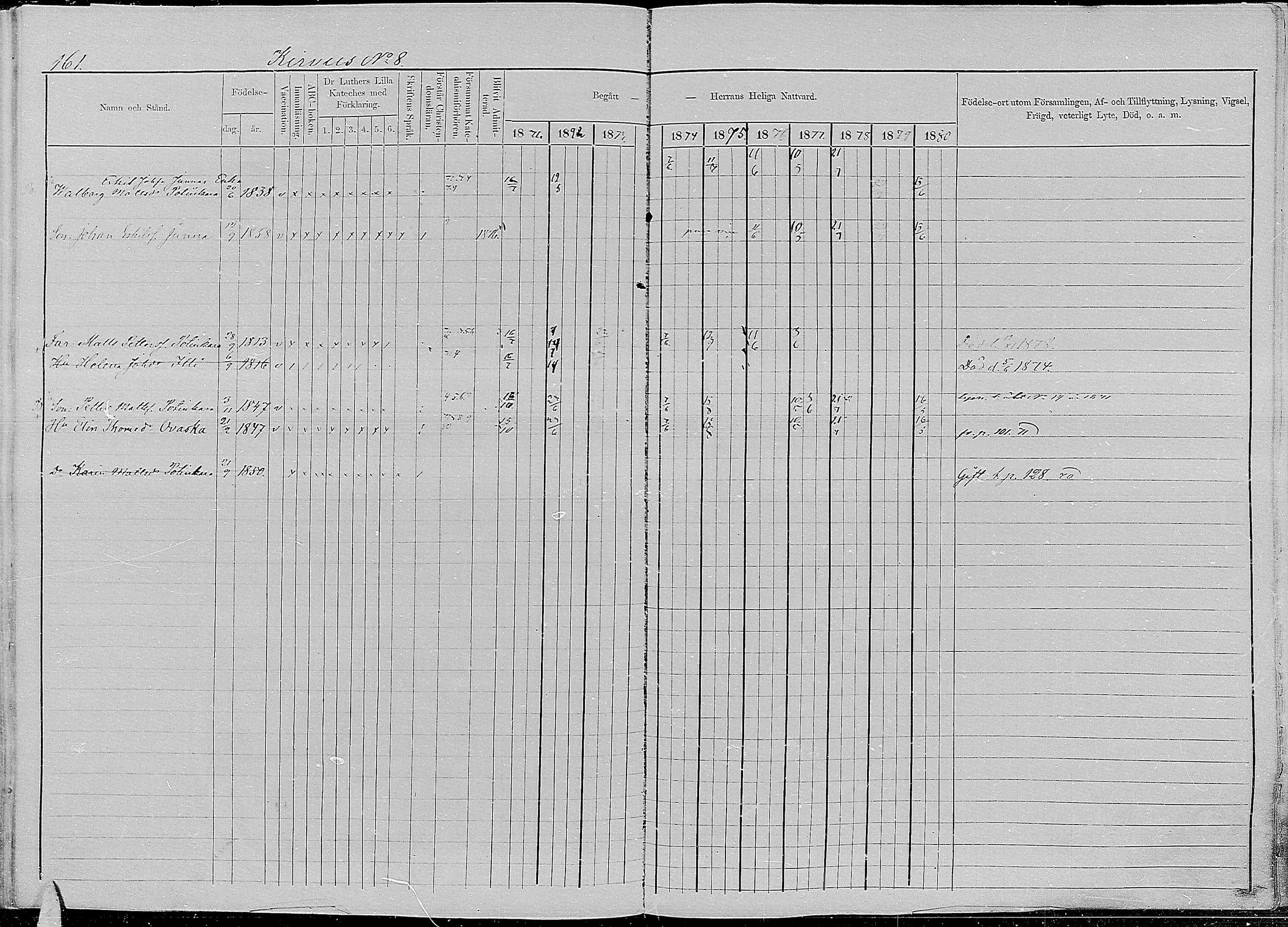 [ ../kirjat/Kirkonkirjat/kirvu/rippikirja_1871-1880_mko13-22/kuvat/157.jpg ]