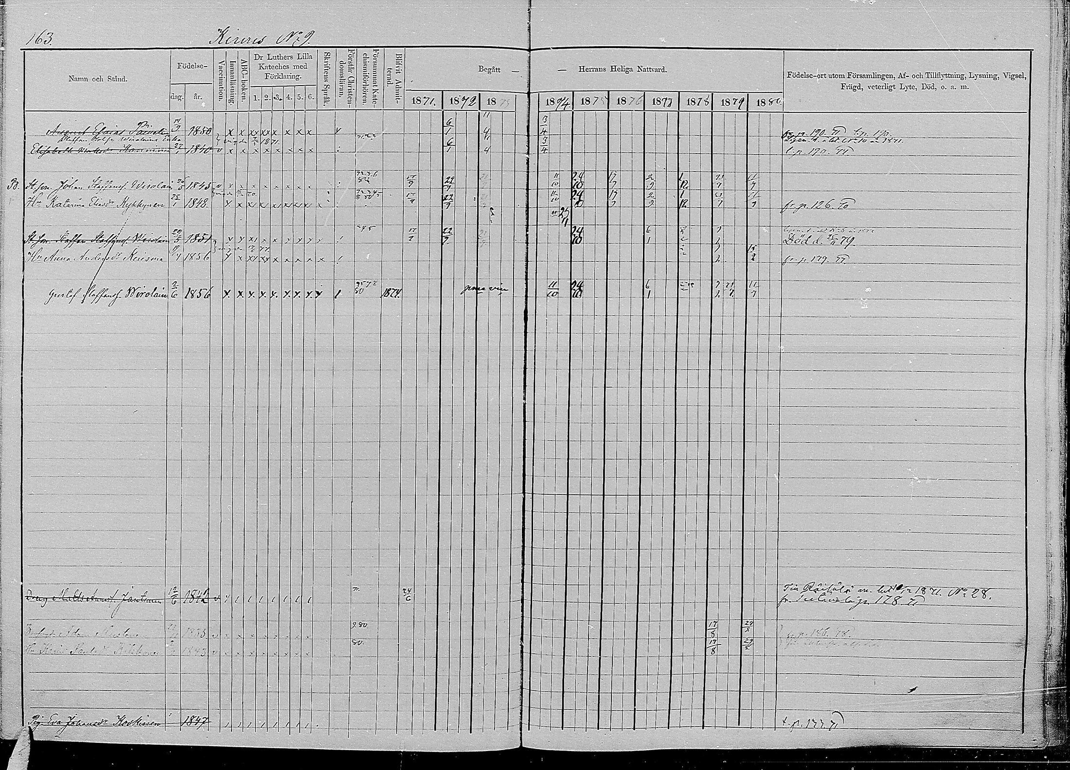 [ ../kirjat/Kirkonkirjat/kirvu/rippikirja_1871-1880_mko13-22/kuvat/159.jpg ]