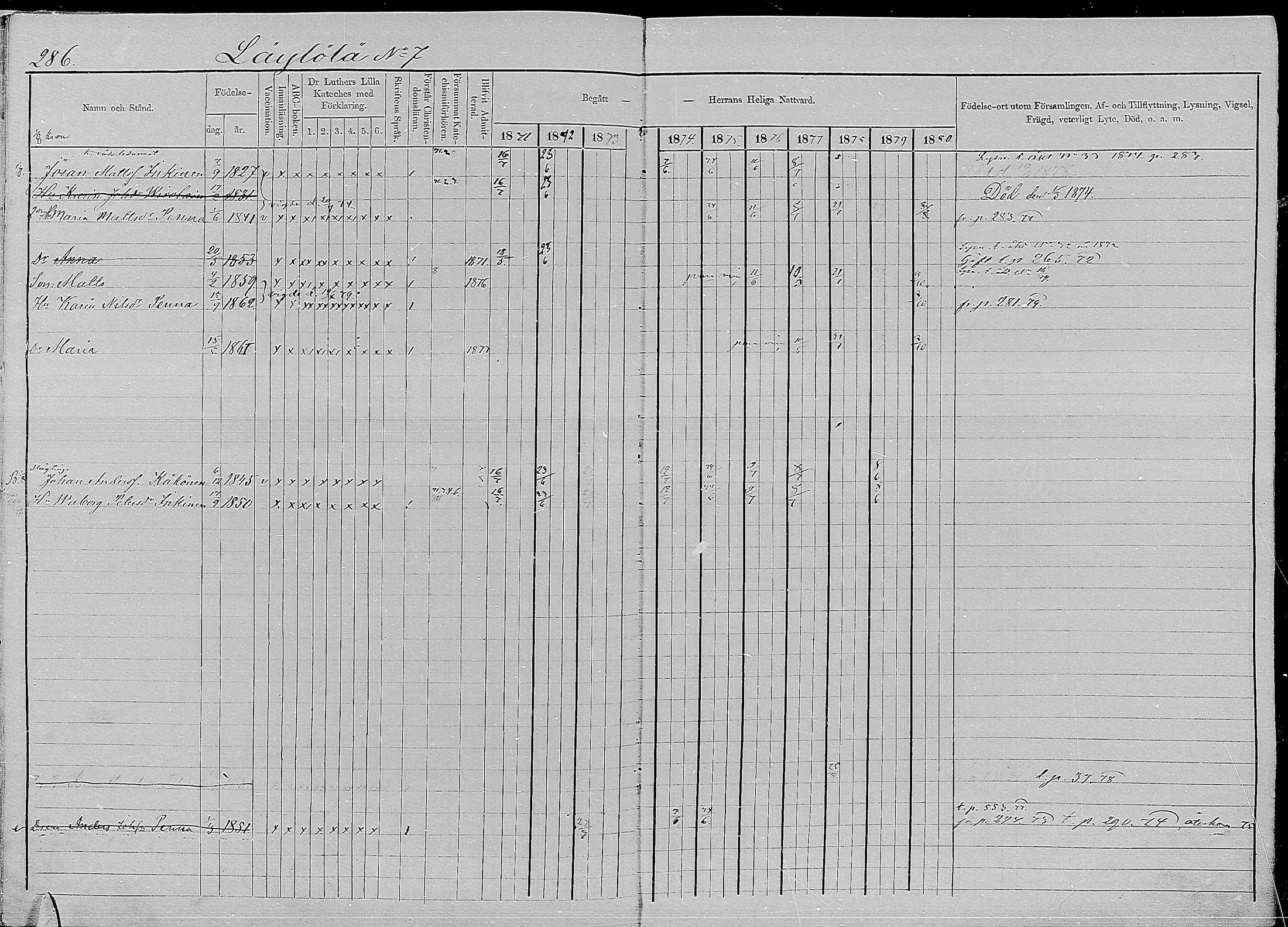 [ ../kirjat/Kirkonkirjat/kirvu/rippikirja_1871-1880_mko13-22/kuvat/278.jpg ]