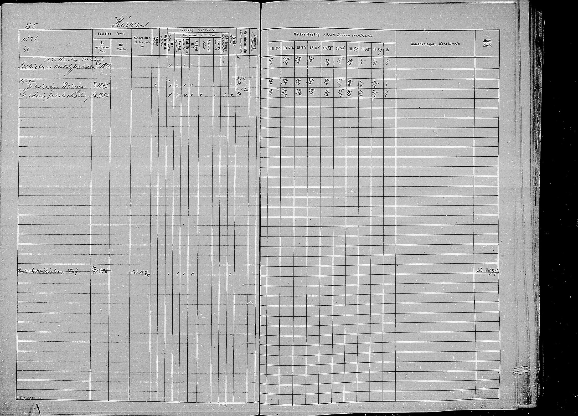 [ ../kirjat/Kirkonkirjat/kirvu/rippikirja_1881-1890_mko42-55/kuvat/149.jpg ]