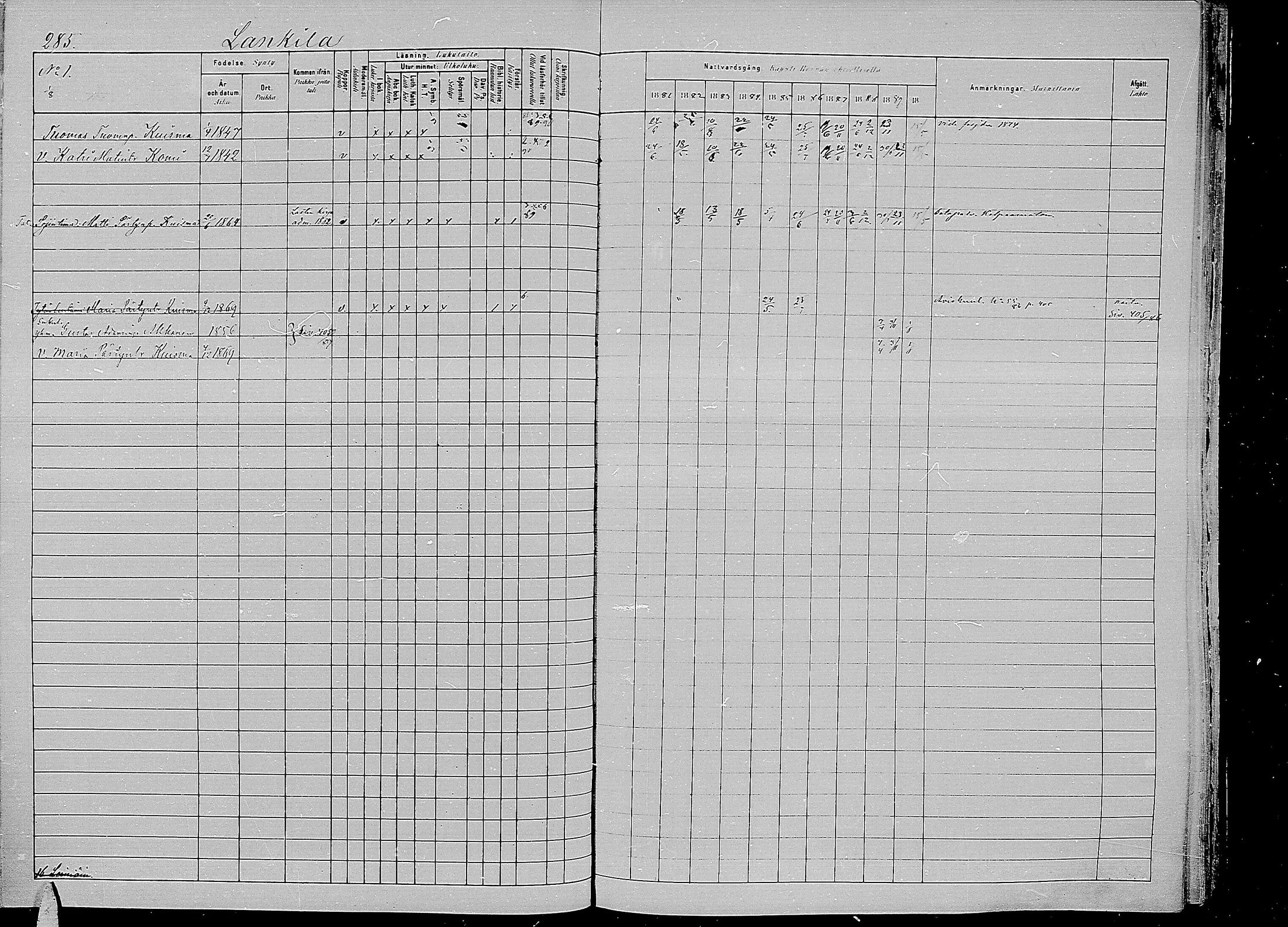 [ ../kirjat/Kirkonkirjat/kirvu/rippikirja_1881-1890_mko42-55/kuvat/274.jpg ]