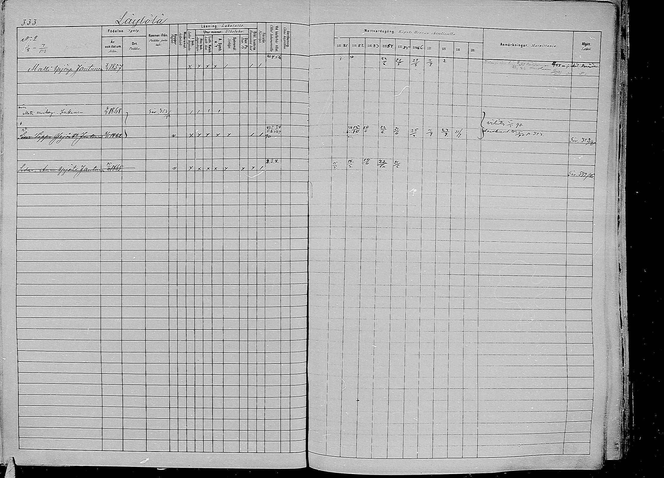[ ../kirjat/Kirkonkirjat/kirvu/rippikirja_1881-1890_mko42-55/kuvat/321.jpg ]