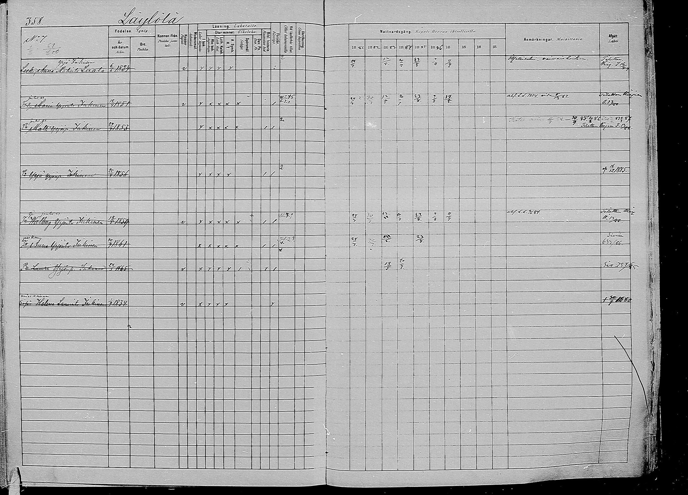 [ ../kirjat/Kirkonkirjat/kirvu/rippikirja_1881-1890_mko42-55/kuvat/345.jpg ]