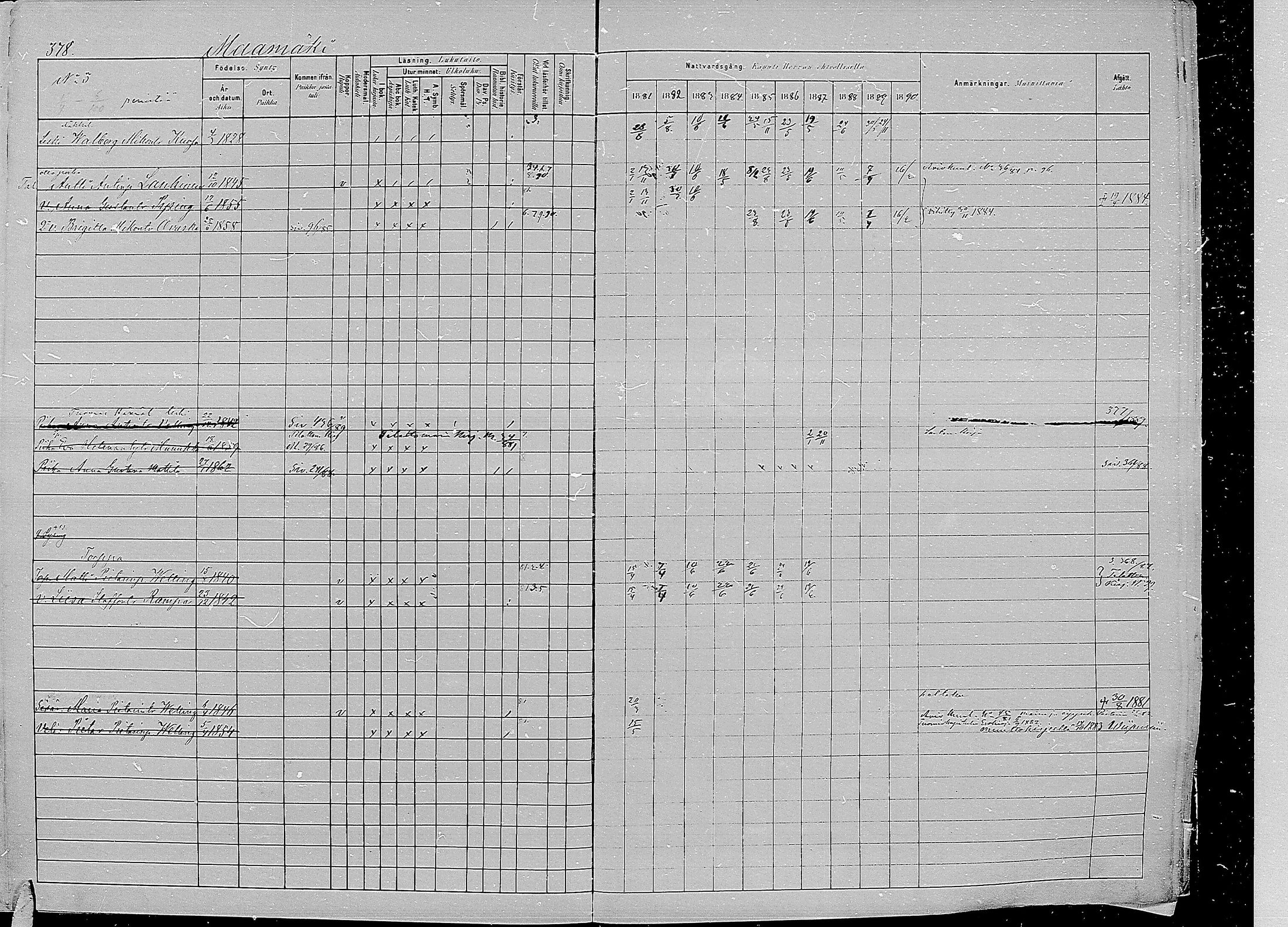 [ ../kirjat/Kirkonkirjat/kirvu/rippikirja_1881-1890_mko42-55/kuvat/366.jpg ]