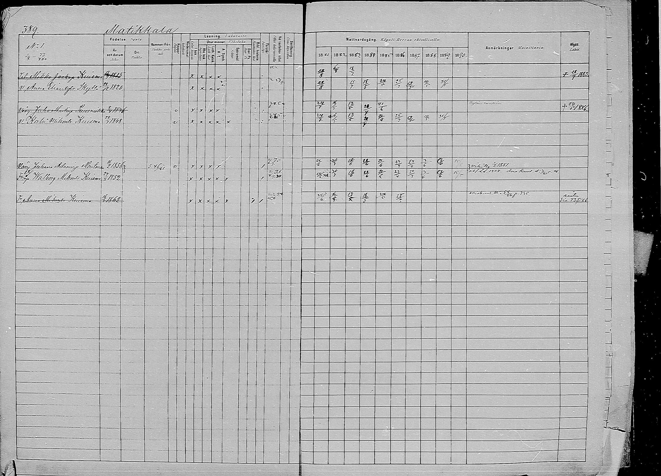 [ ../kirjat/Kirkonkirjat/kirvu/rippikirja_1881-1890_mko42-55/kuvat/378.jpg ]