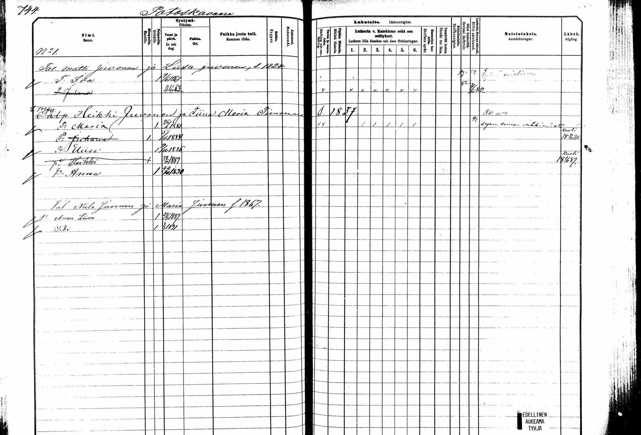 [ ../kirjat/Kirkonkirjat/kitee/lastenkirja_1882-1890_mko673-684/kuvat/149.jpg ]