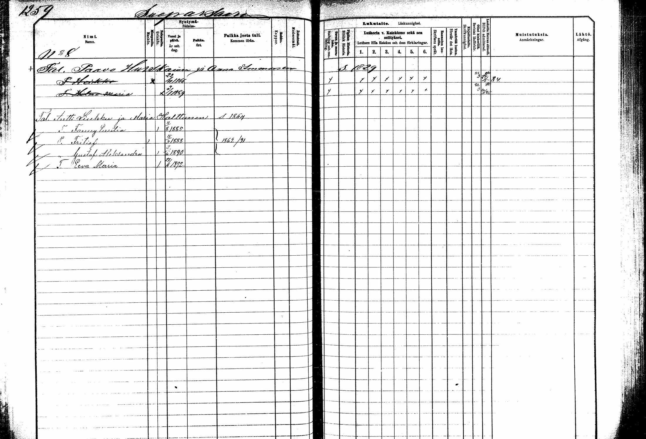 [ ../kirjat/Kirkonkirjat/kitee/lastenkirja_1882-1890_mko685-696/kuvat/149.jpg ]