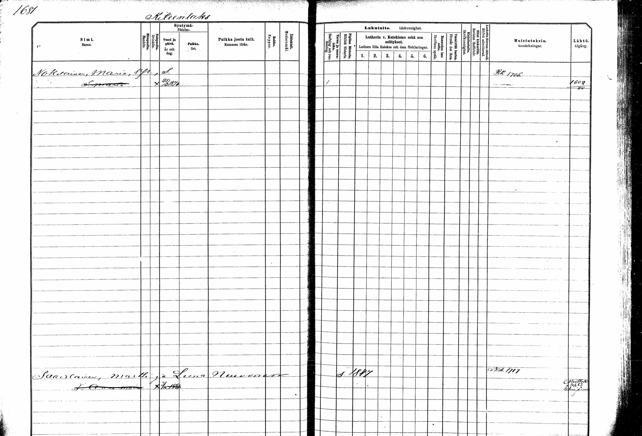 [ ../kirjat/Kirkonkirjat/kitee/lastenkirja_1882-1890_mko697-708/kuvat/118.jpg ]