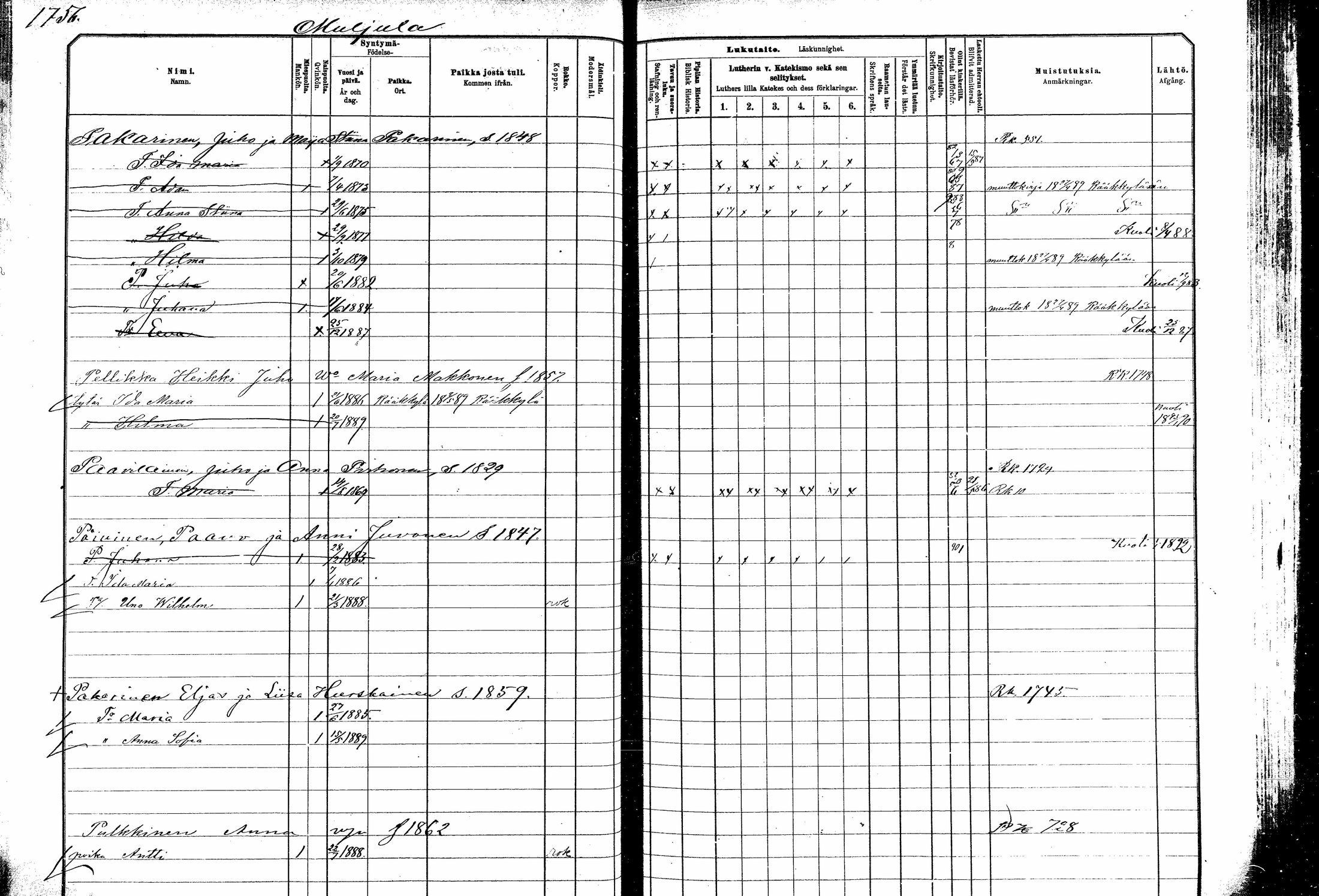 [ ../kirjat/Kirkonkirjat/kitee/lastenkirja_1882-1890_mko697-708/kuvat/185.jpg ]
