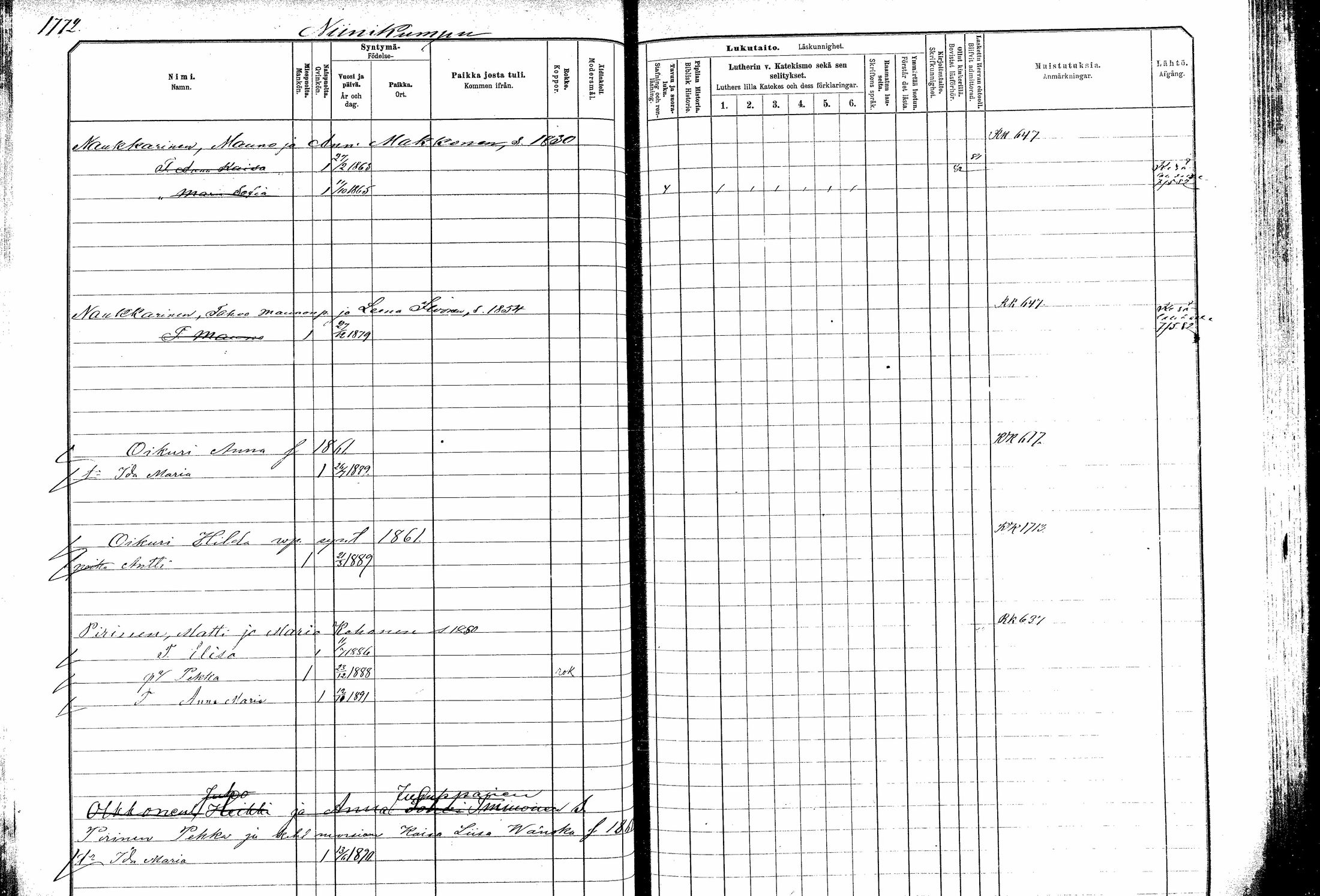 [ ../kirjat/Kirkonkirjat/kitee/lastenkirja_1882-1890_mko697-708/kuvat/200.jpg ]