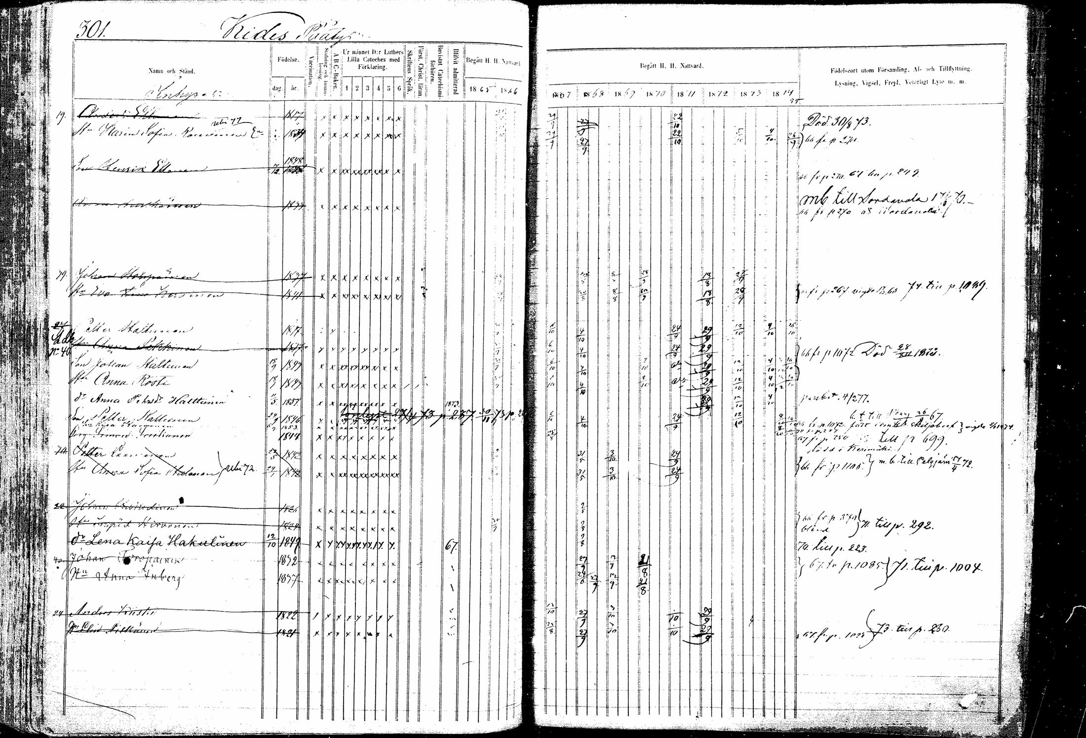 [ ../kirjat/Kirkonkirjat/kitee/rippikirja_1865-1876_mko20-31/kuvat/297.jpg ]
