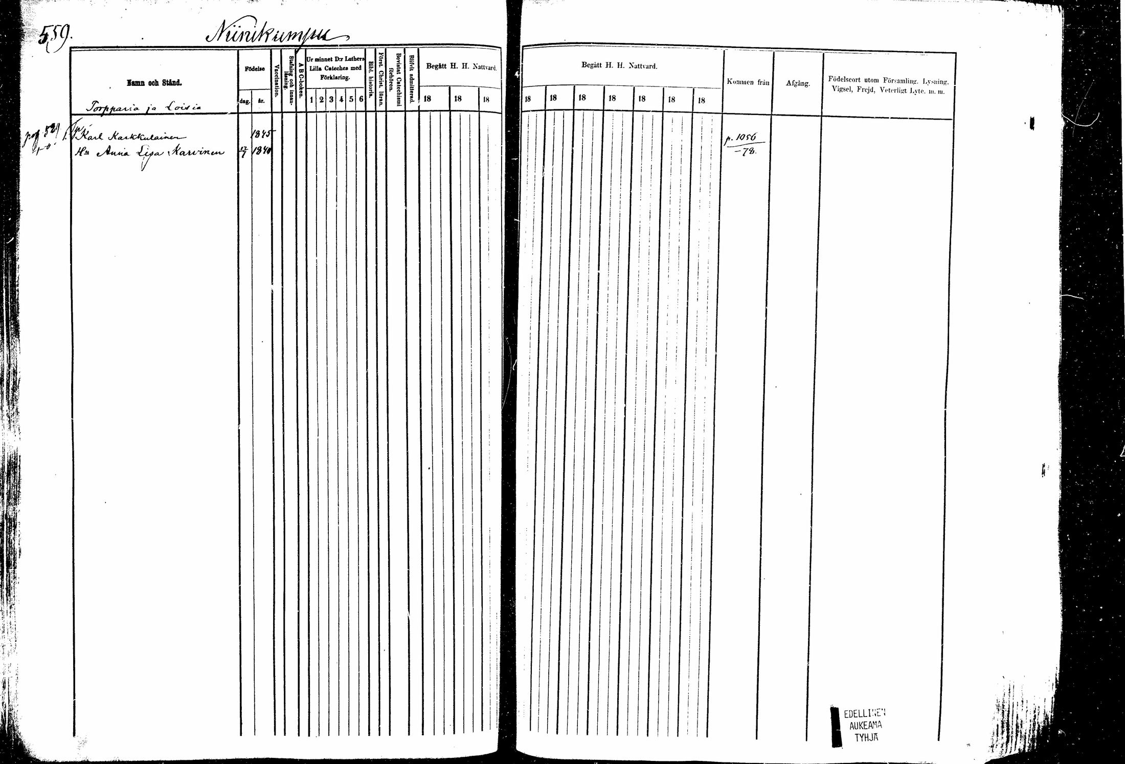 [ ../kirjat/Kirkonkirjat/kitee/rippikirja_1877-1881_mko14-25/kuvat/126.jpg ]